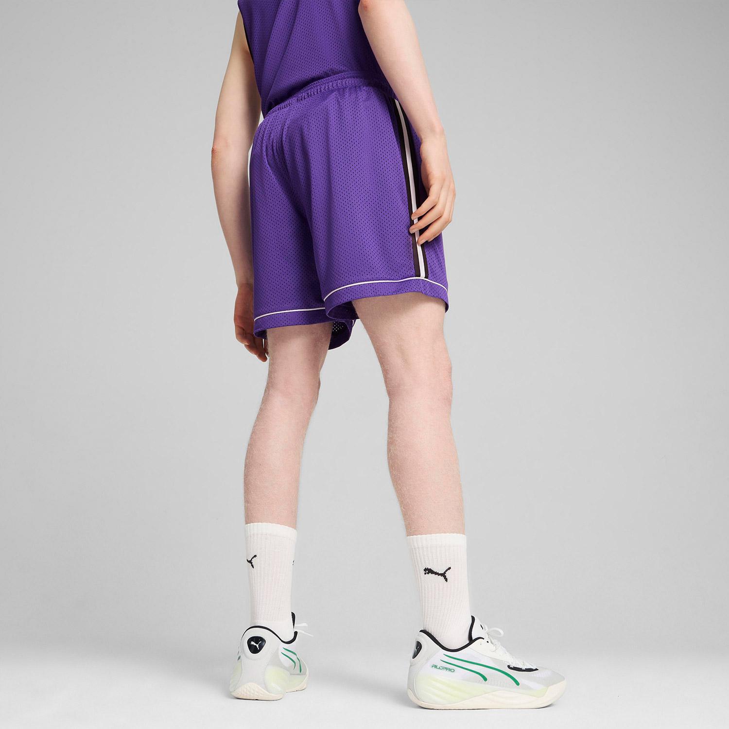 Puma Classics Erkek Mor Basketbol Şortu