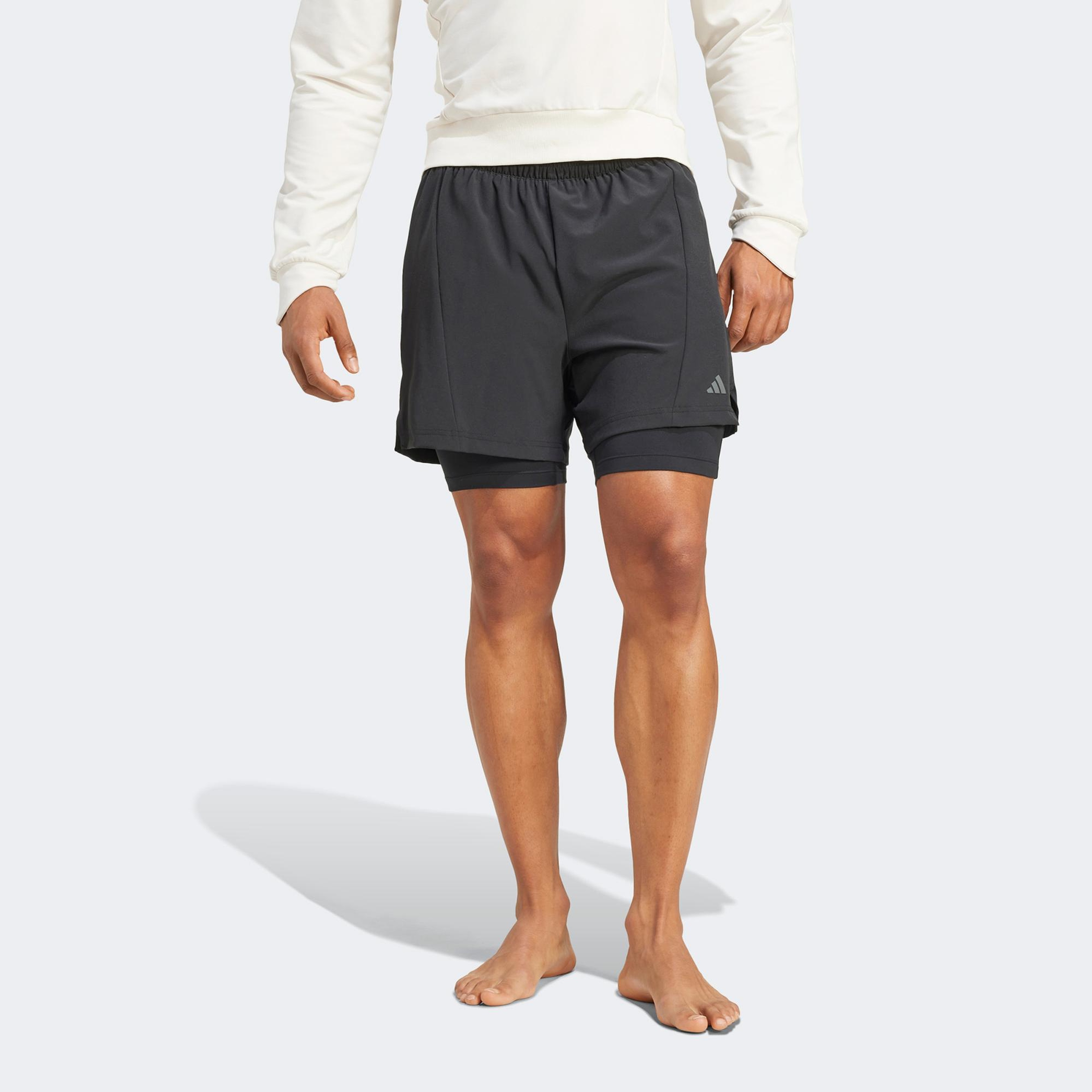 adidas Designed For Yoga Unisex Siyah Antrenman Şortu