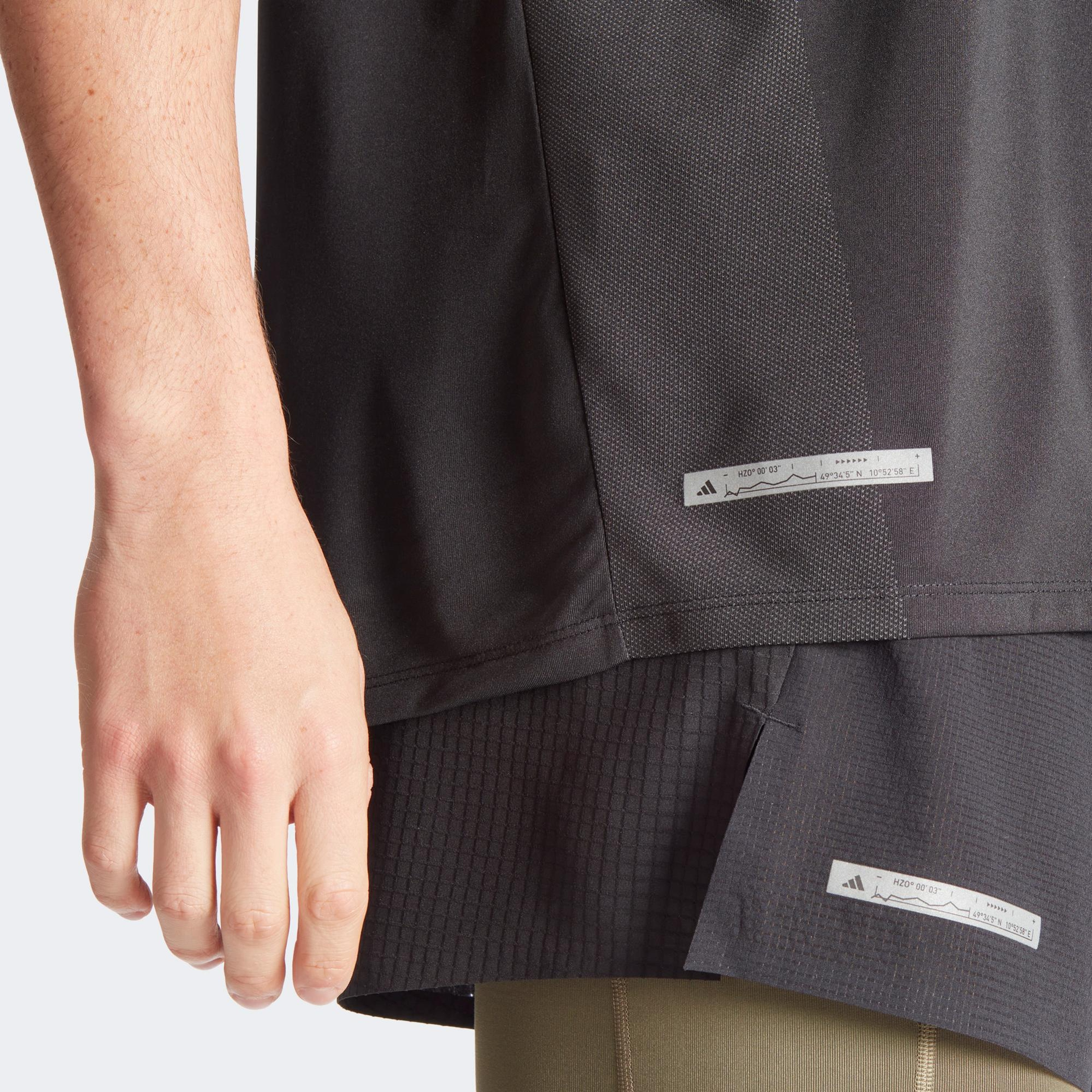 adidas Ultimateadidas Heat Ready Engineered Erkek Siyah T-Shirt