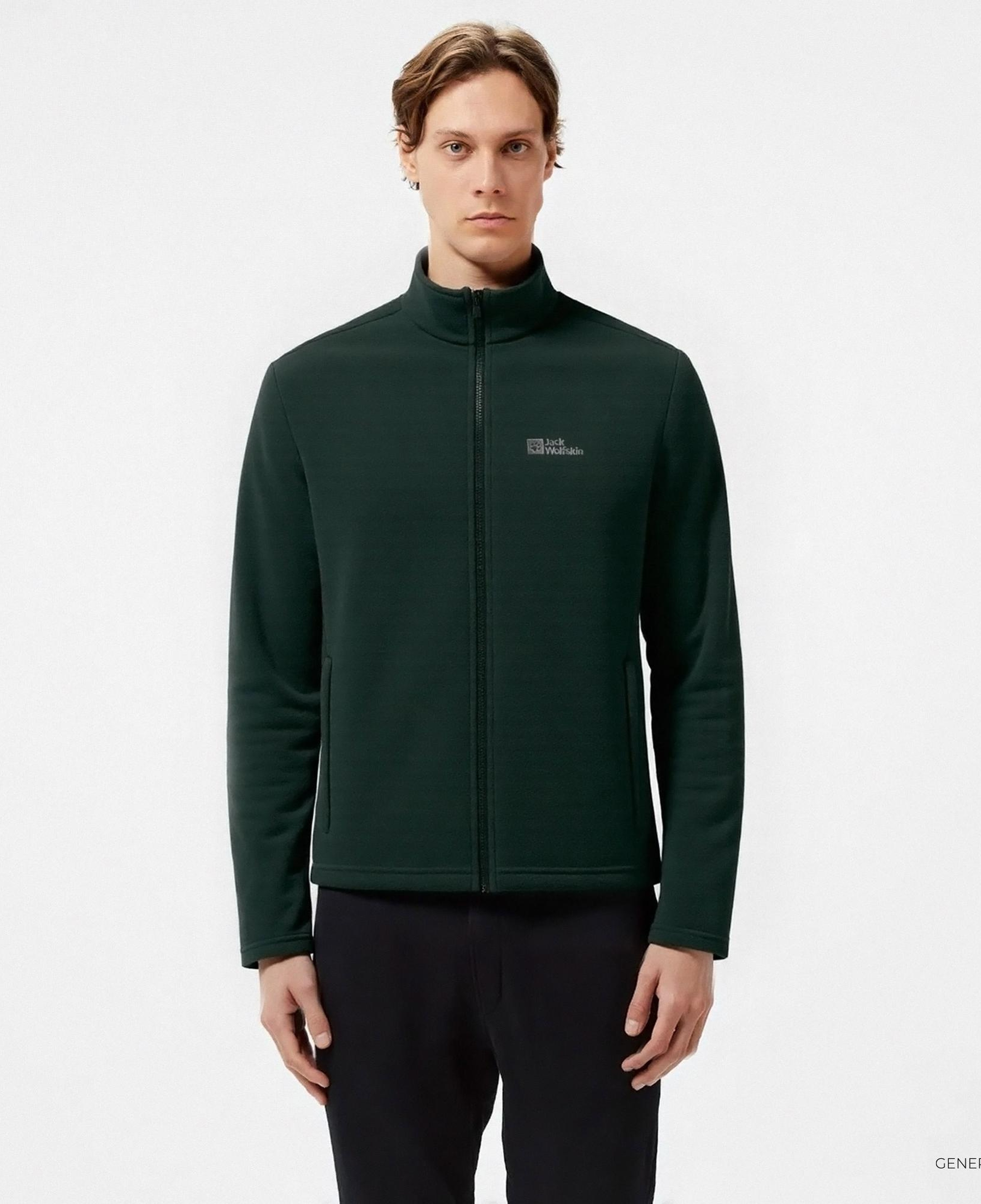 Jack Wolfskin Winterstein Erkek Yeşil Outdoor Polar