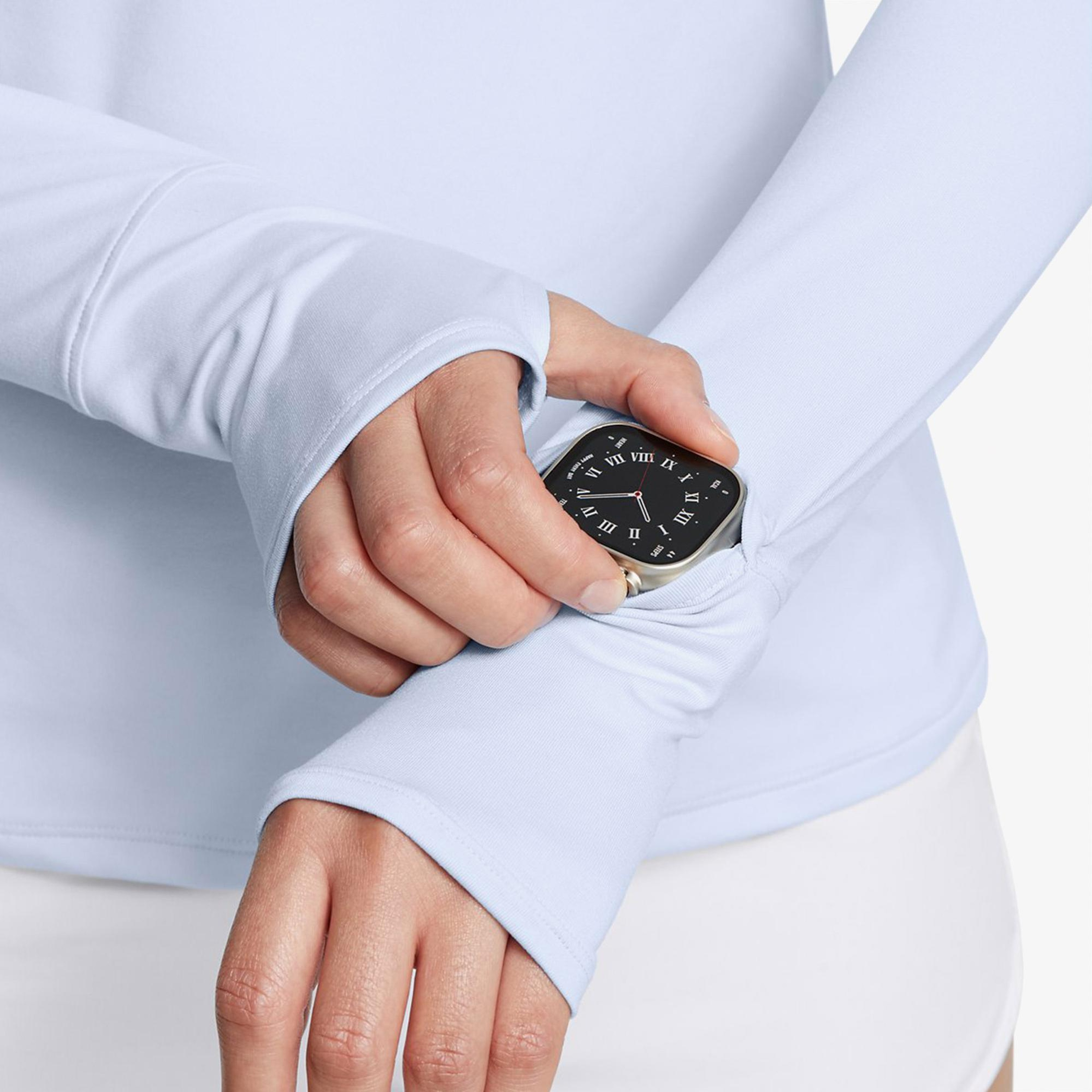 Under Armour Launch Pro Yarım Fermuarlı Kadın Mavi Koşu Üstü