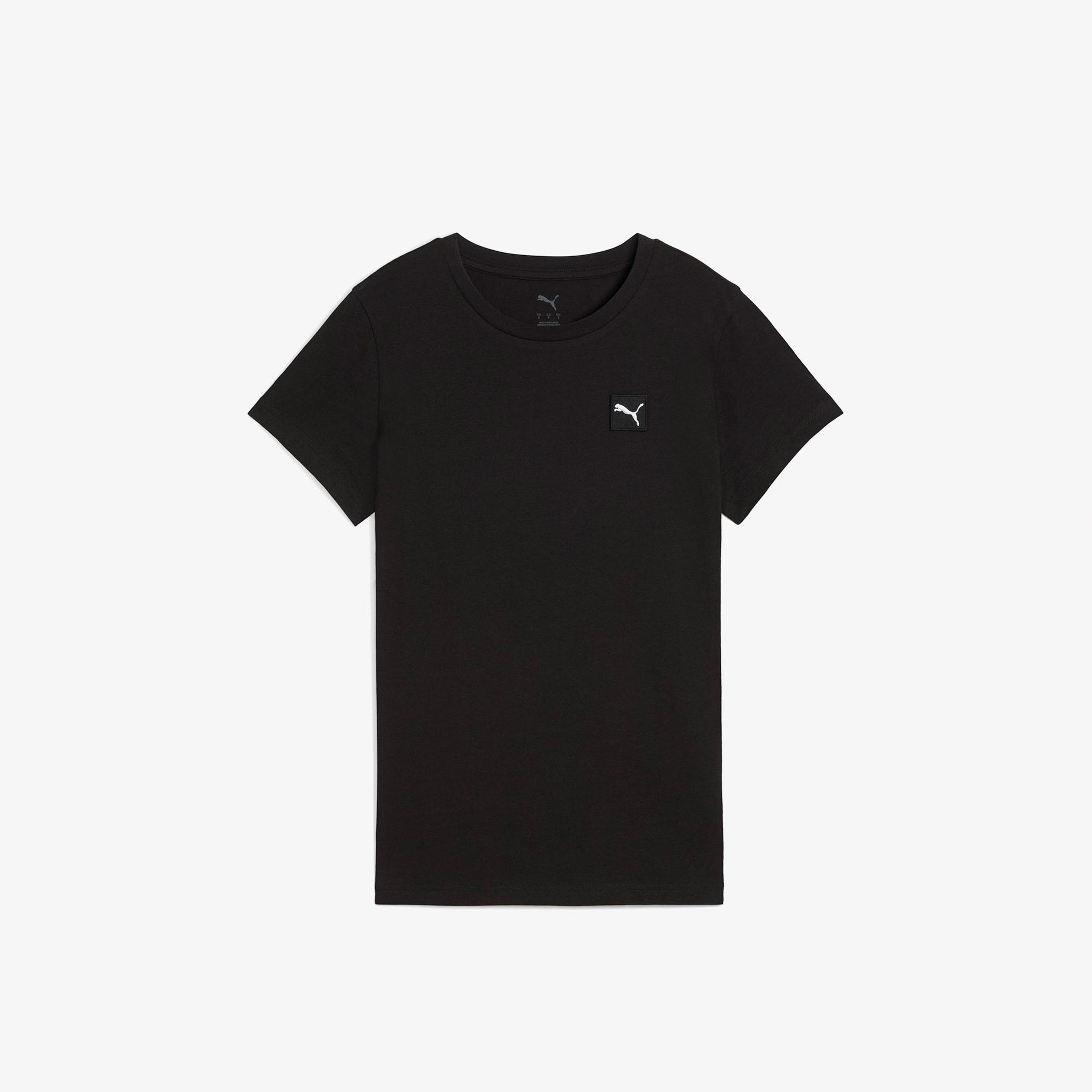 Puma Ess Elevated Kadın Siyah T-Shirt