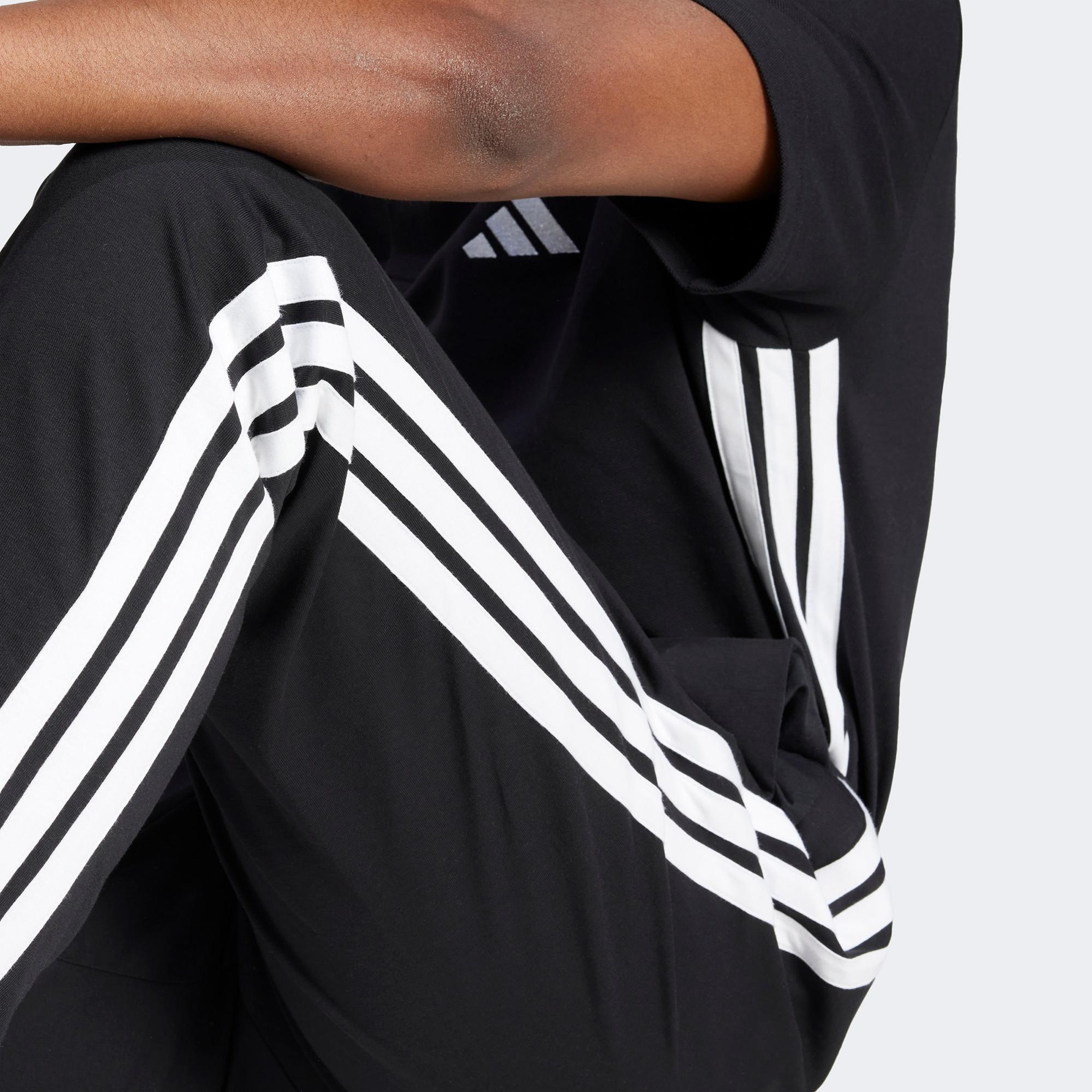 adidas Essentials 3 Stripes Single Erkek Siyah Eşofman Altı