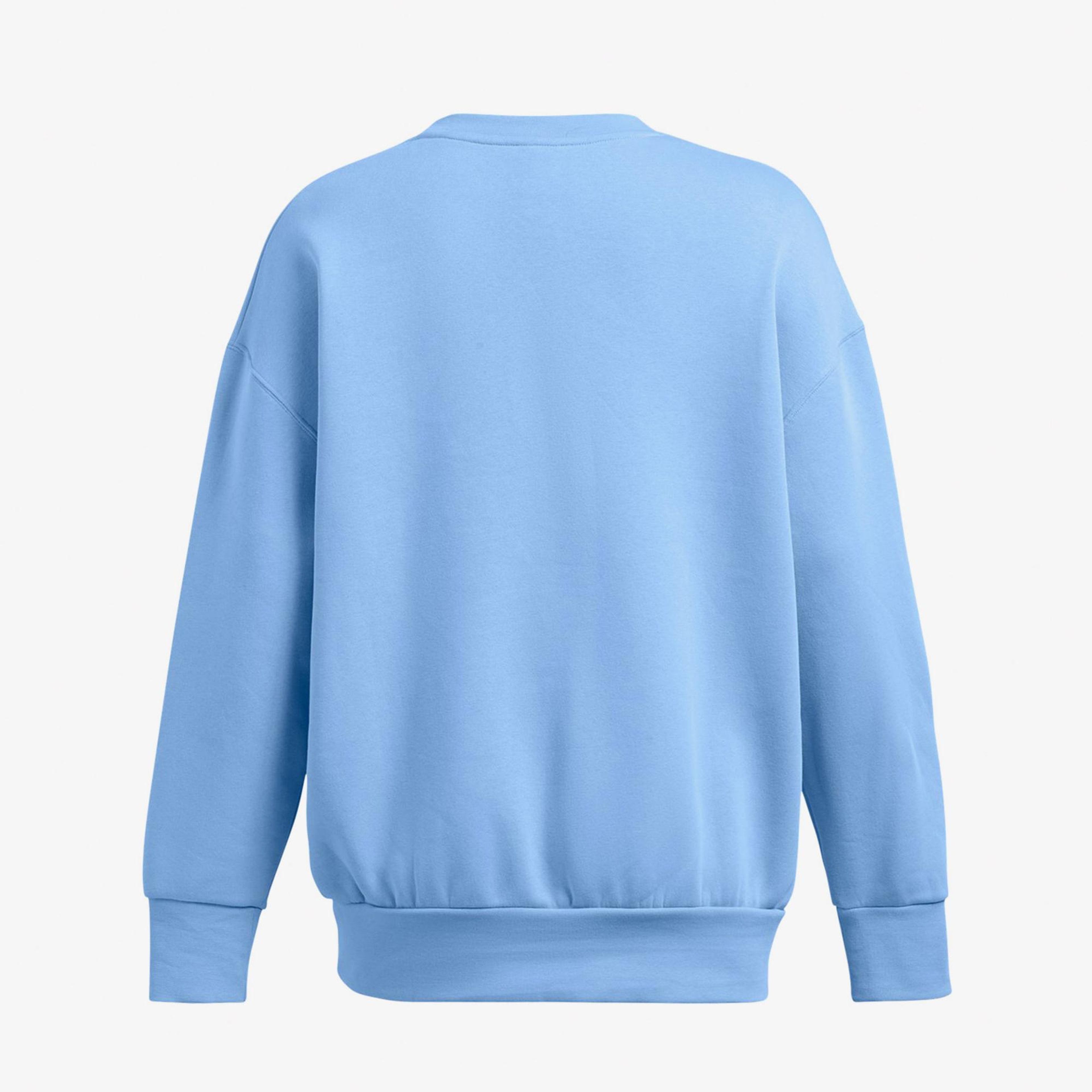 Under Armour Icon Fleece Kadın Mavi Günlük Sweatshirt