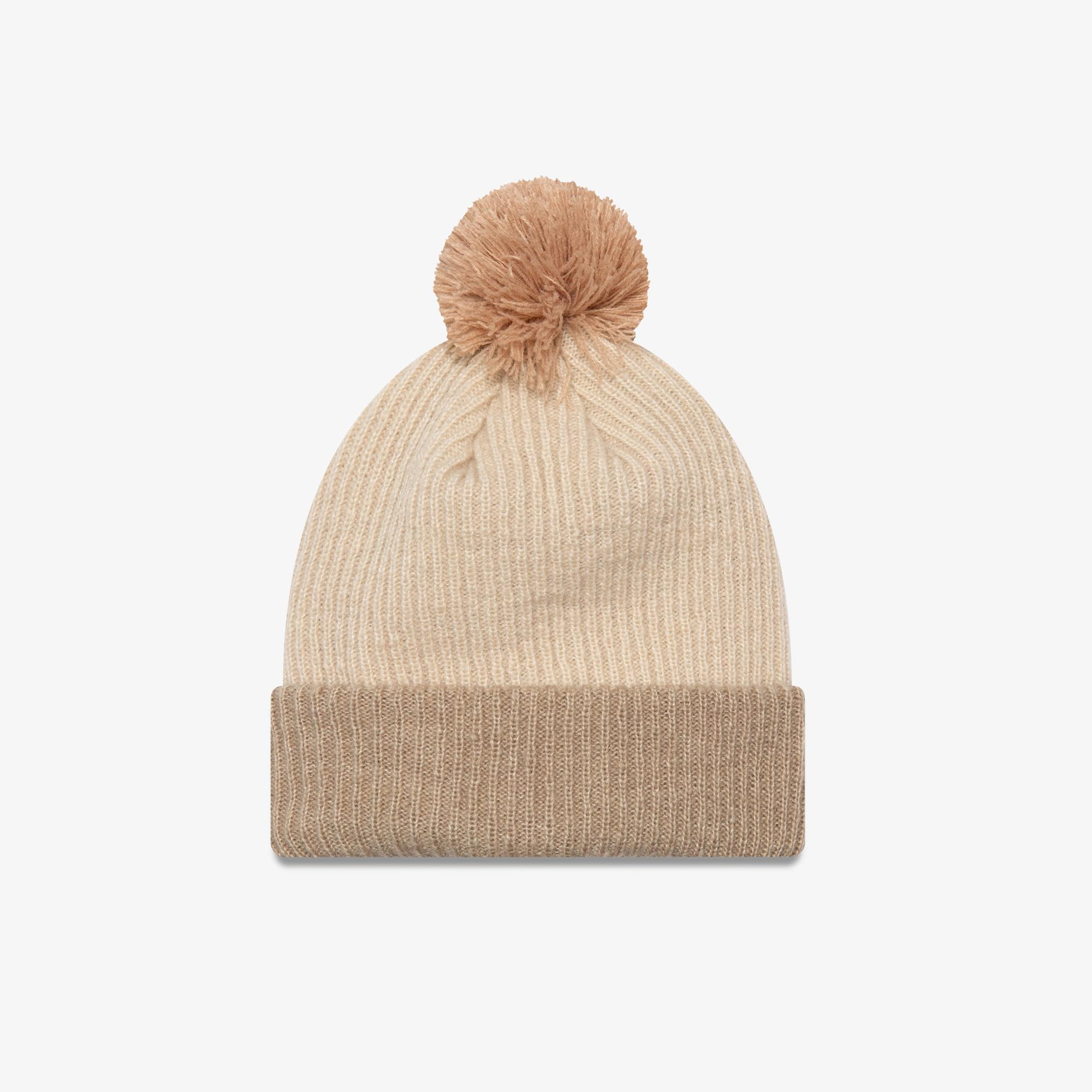 New Era Block Pom Unisex Kahverengi Bere