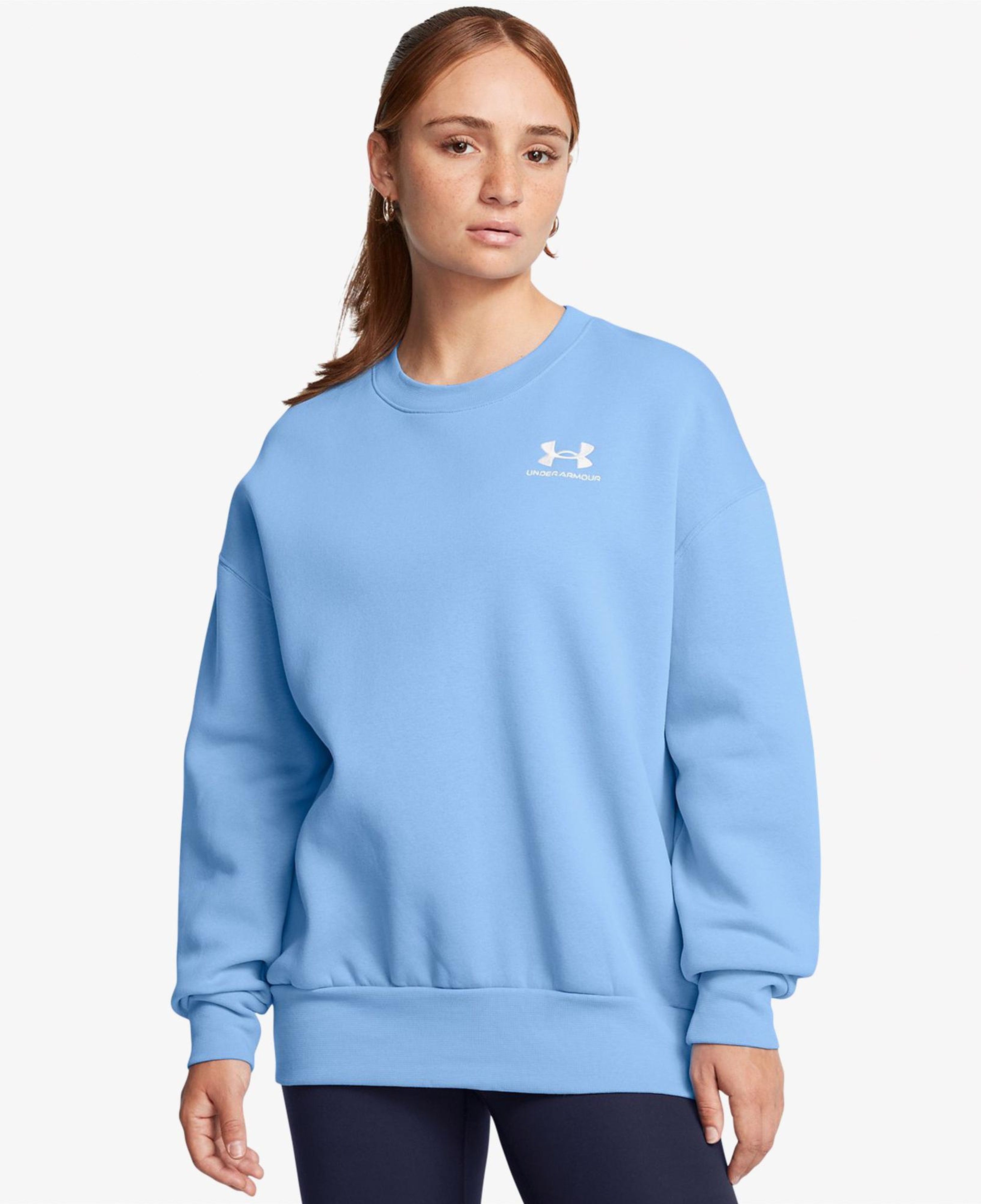 Under Armour Icon Fleece Kadın Mavi Günlük Sweatshirt