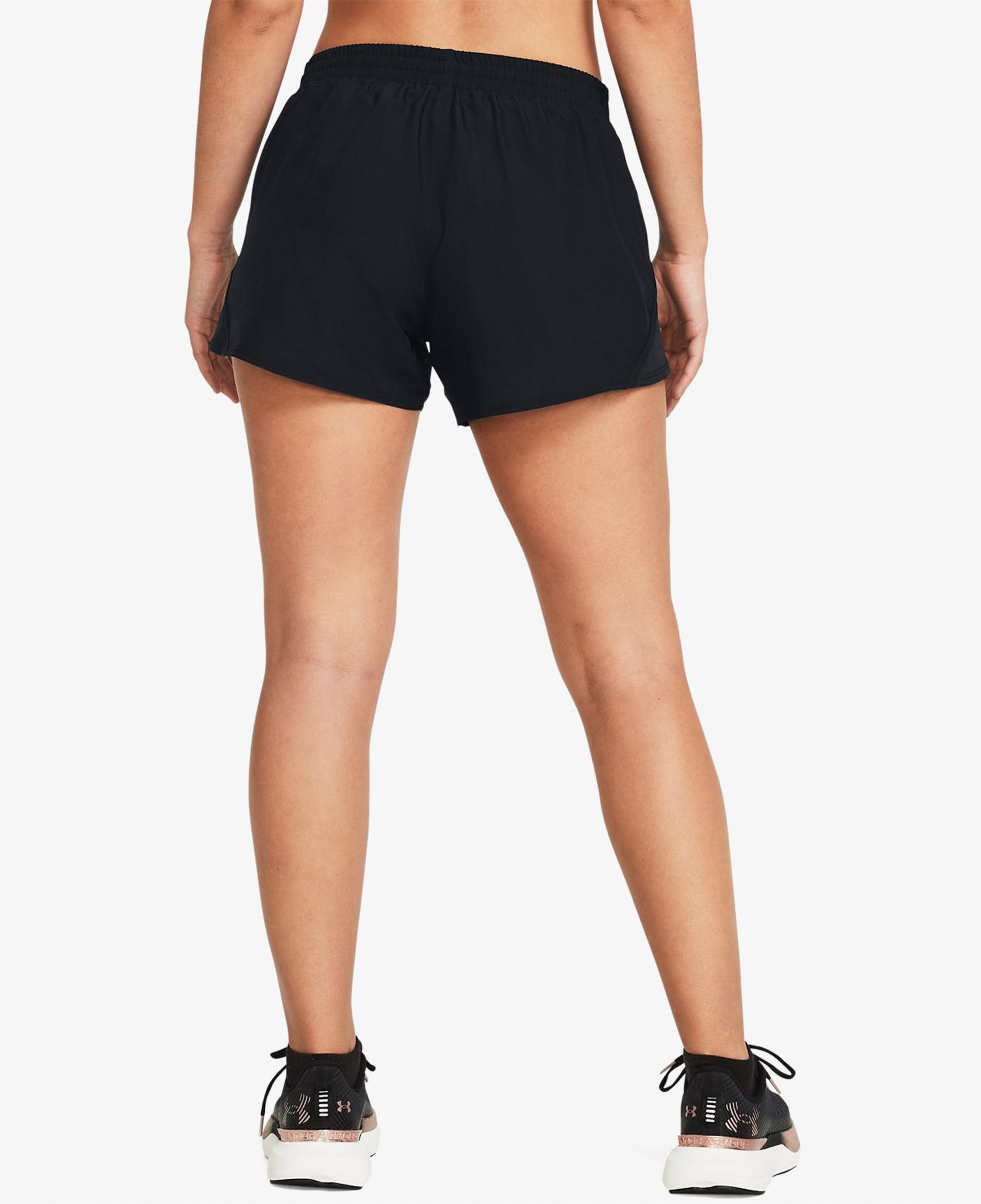 Under Armour Fly By 3inch Kadın Siyah Koşu Şortu