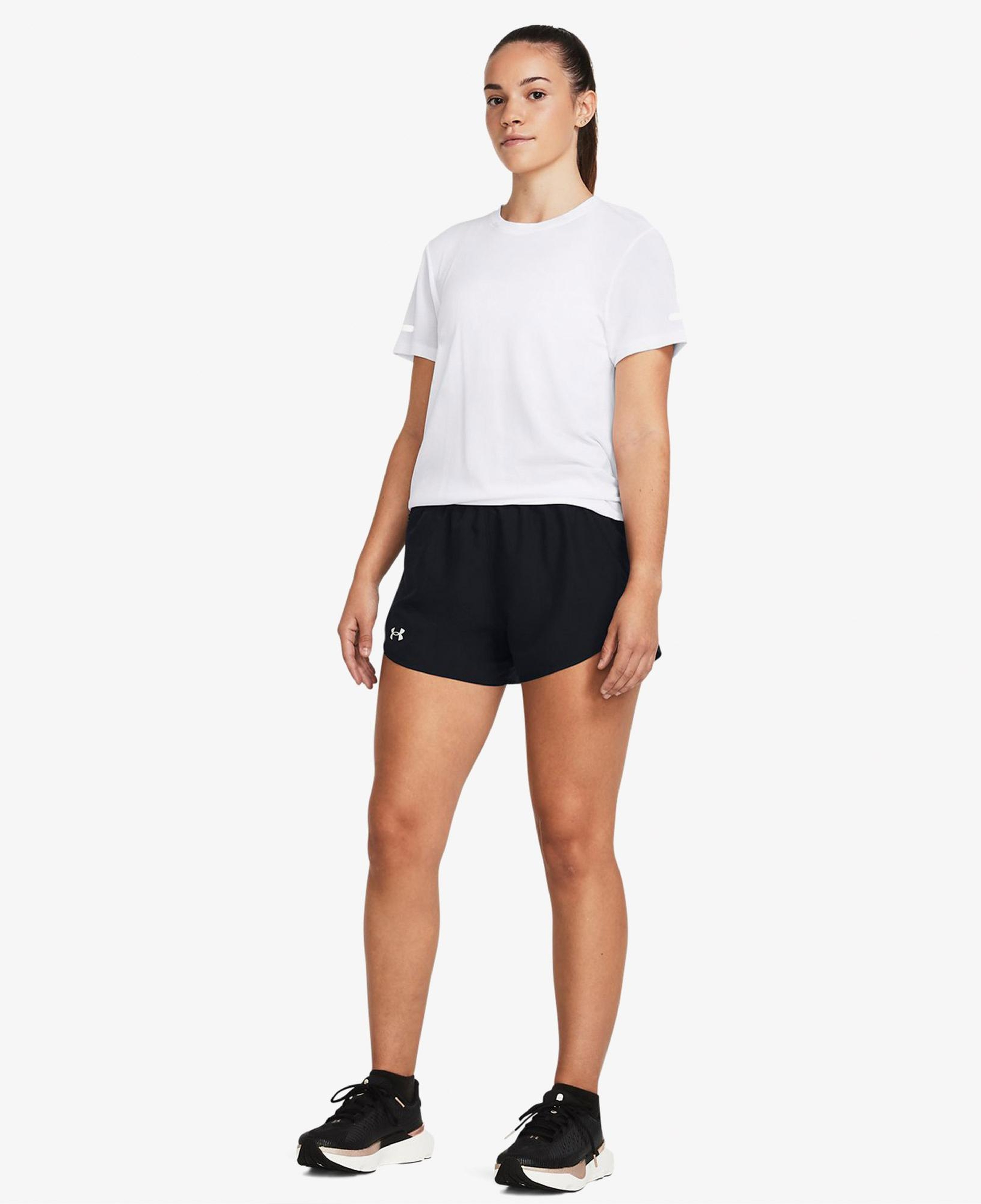 Under Armour Fly By 3inch Kadın Siyah Koşu Şortu