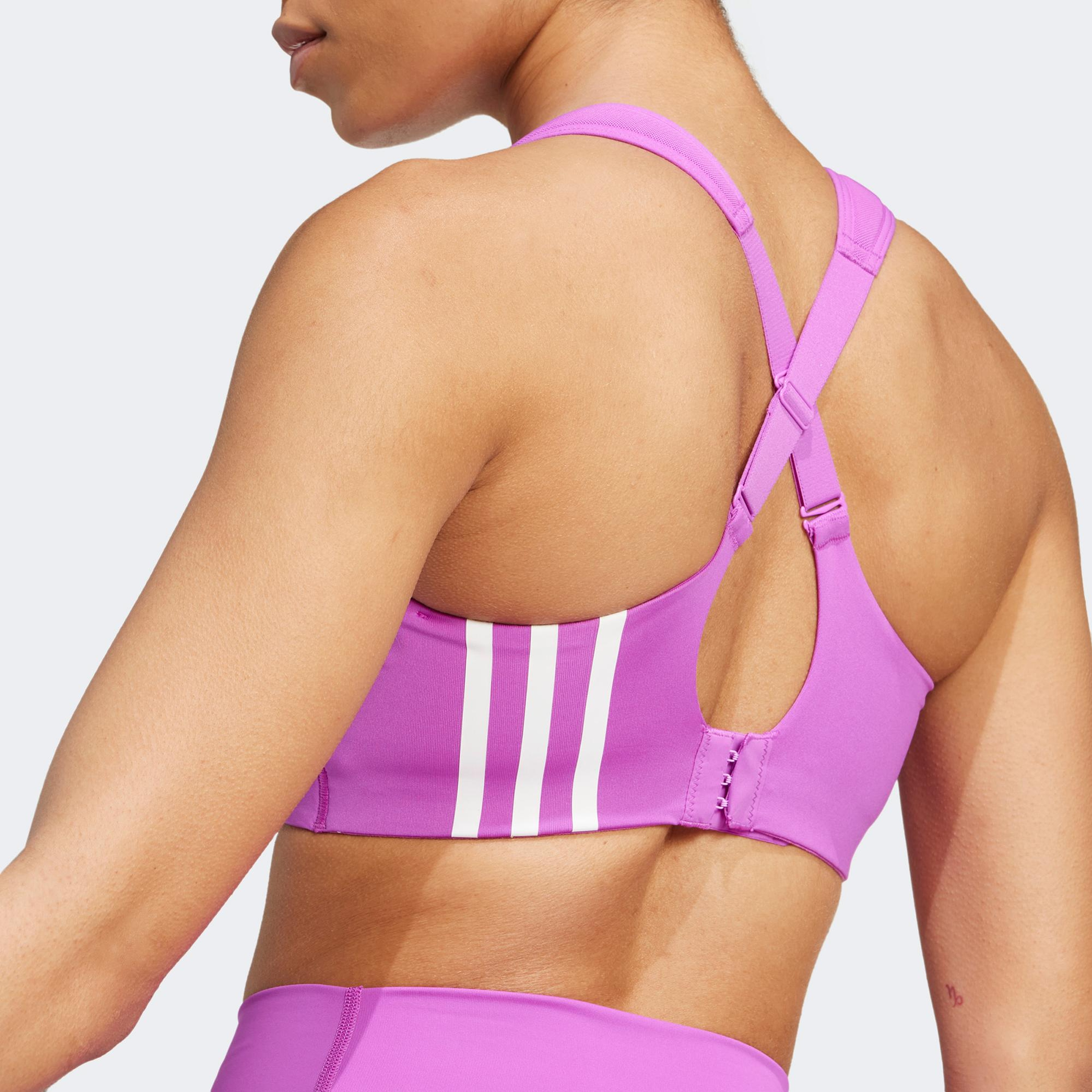 adidas TLRD Impact Kadın Mor Antrenman Bra