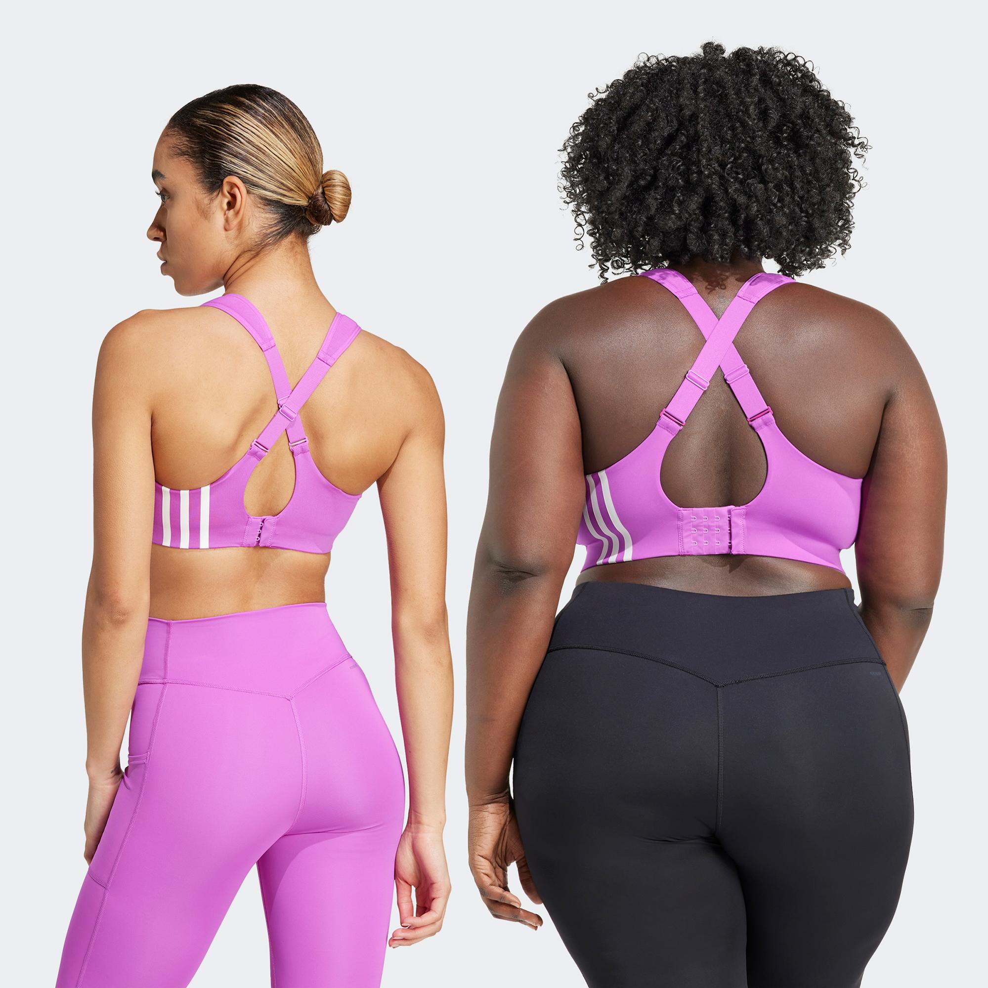 adidas TLRD Impact Kadın Mor Antrenman Bra