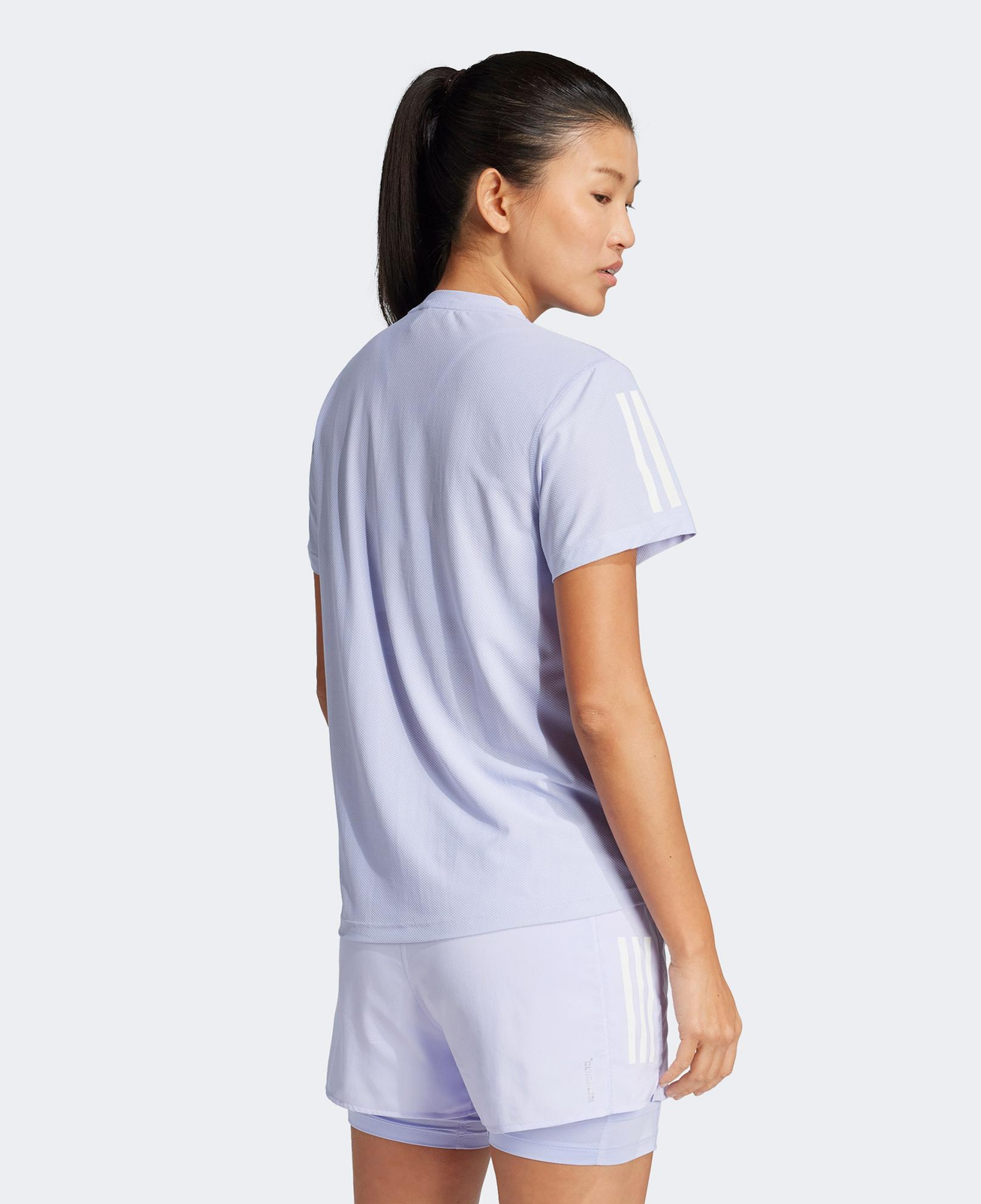 adidas Own The Run Kadın Mor Koşu T-Shirt