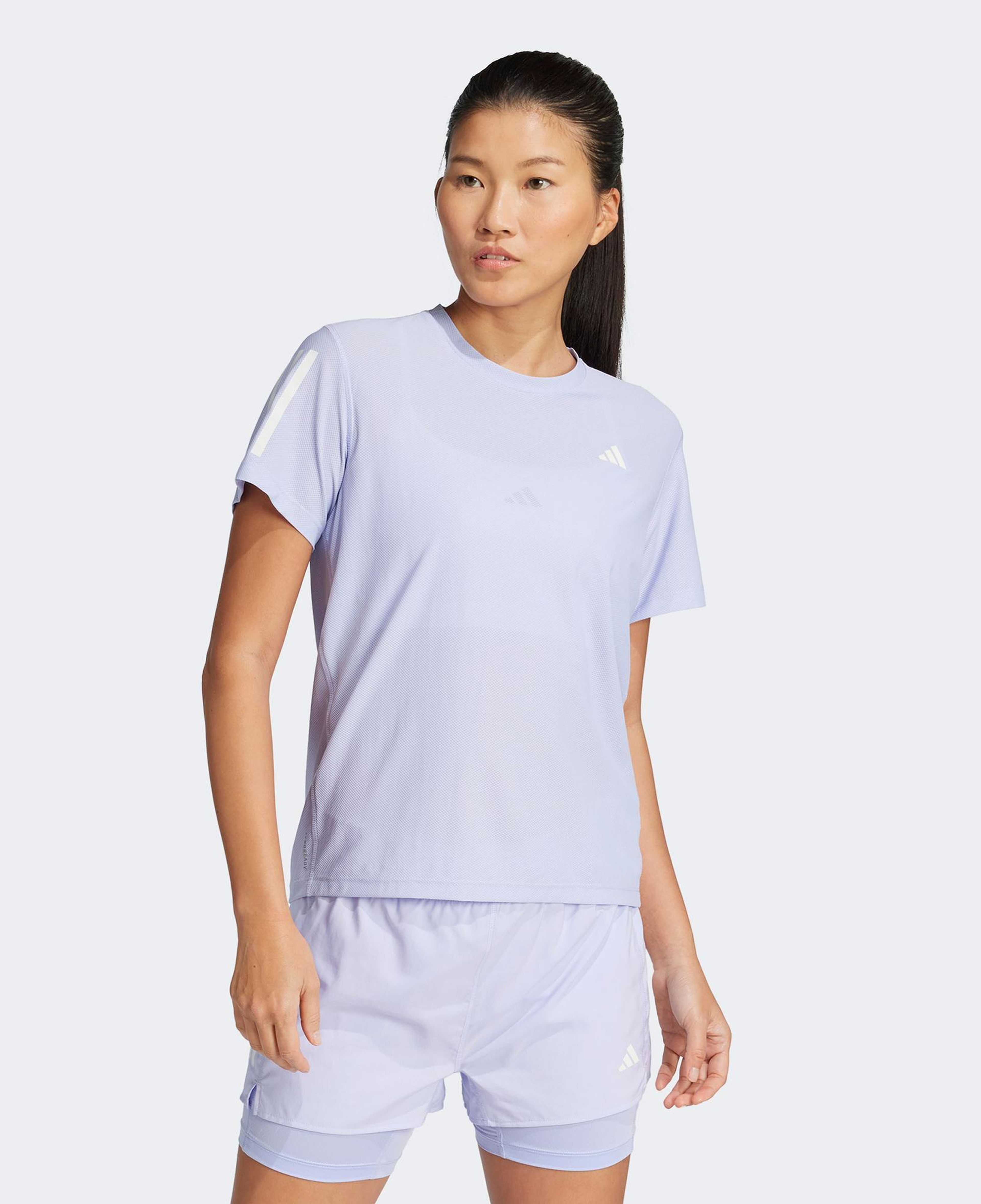 adidas Own The Run Kadın Mor Koşu T-Shirt