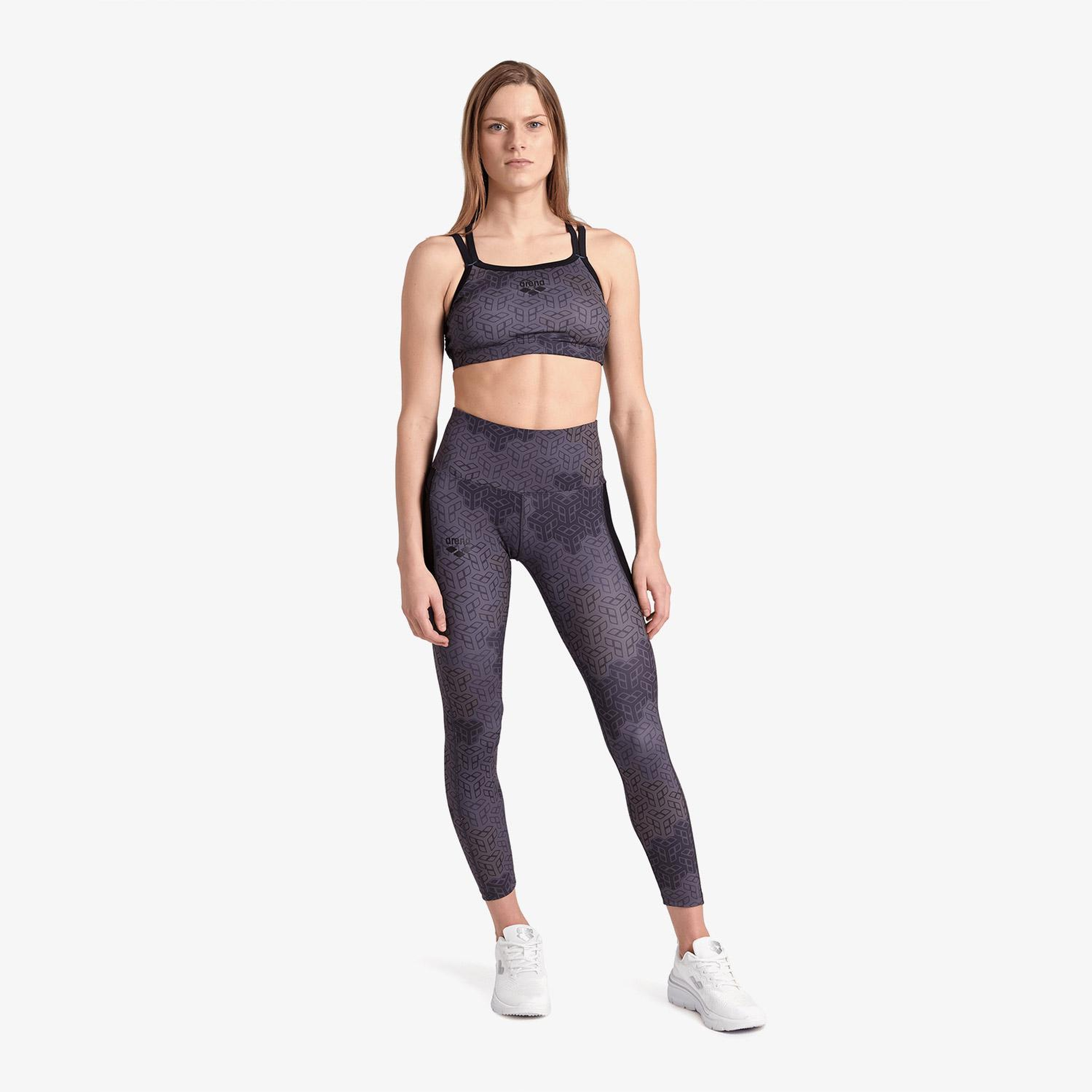 Arena Seamless Tank Kadın Gri Bra