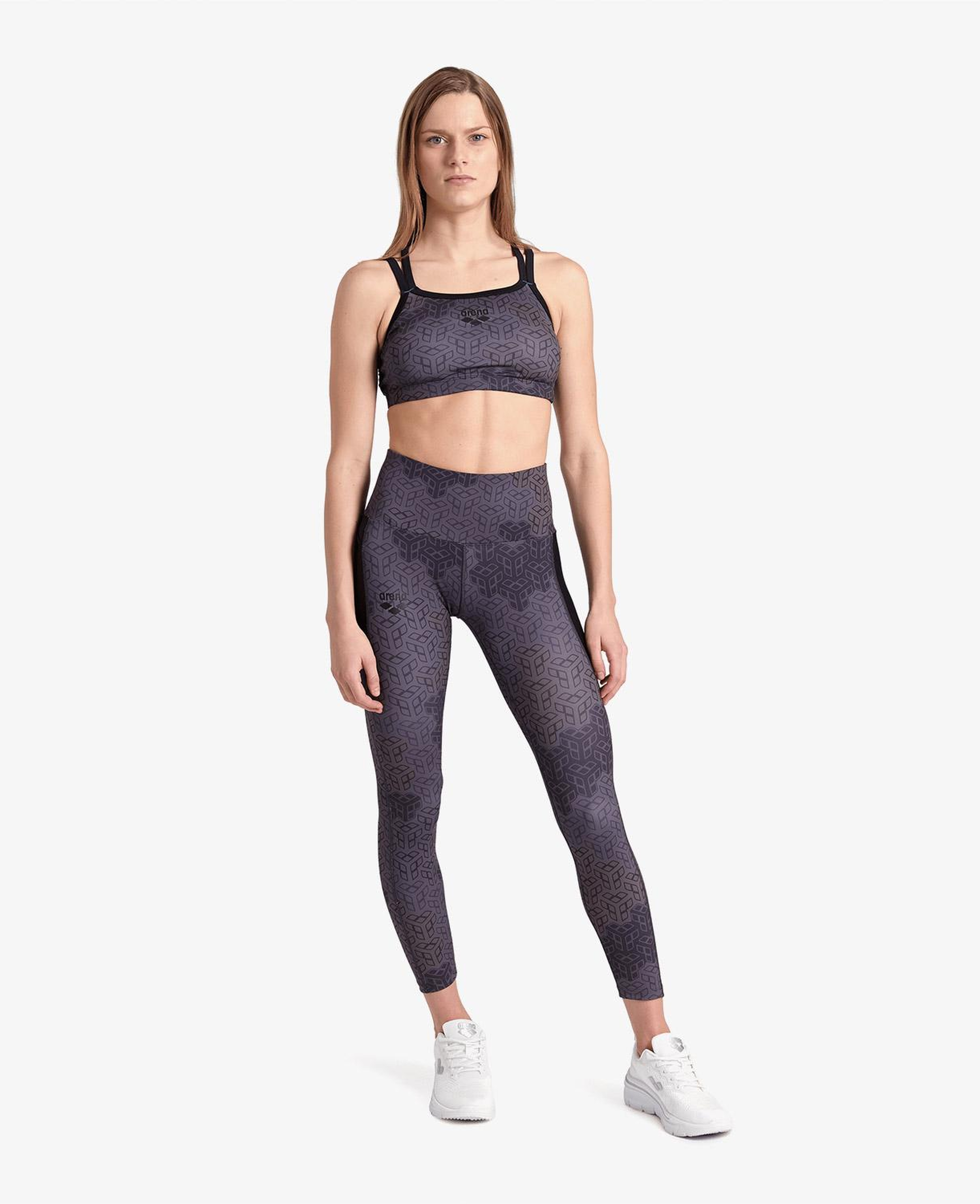 Arena Seamless Tank Kadın Gri Bra