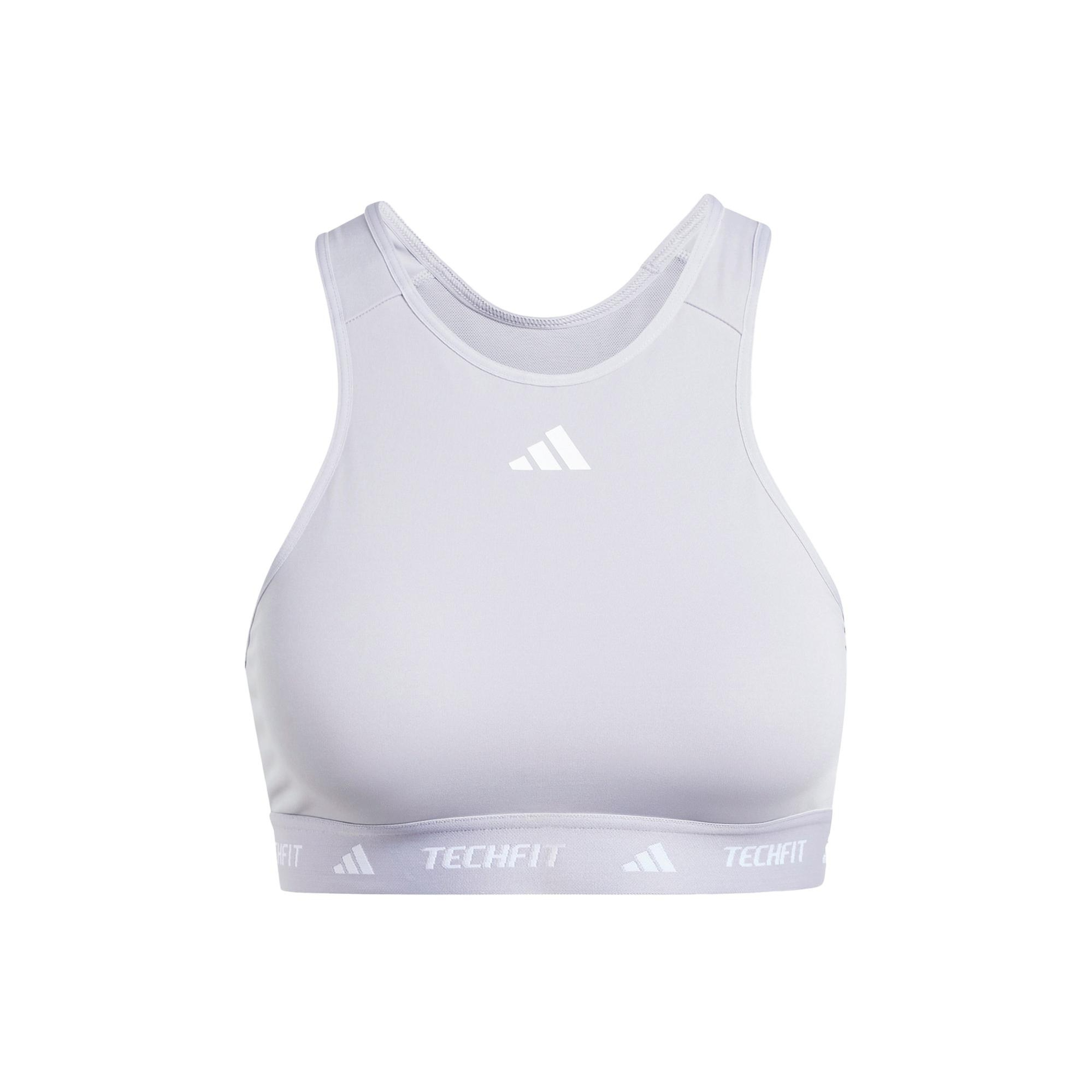 adidas Techfit Medium-Support Kadın Gri Antrenman Bra