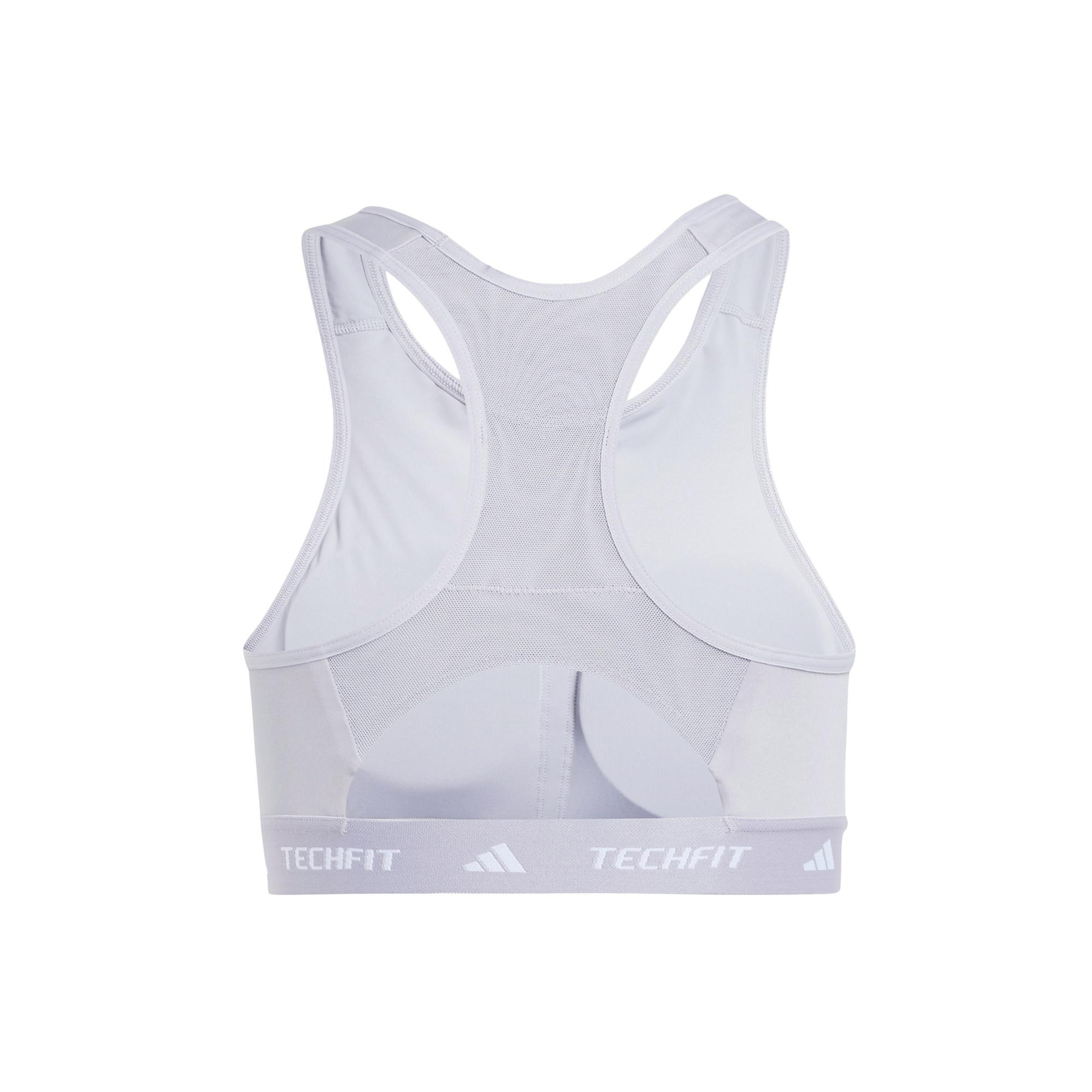 adidas Techfit Medium-Support Kadın Gri Antrenman Bra