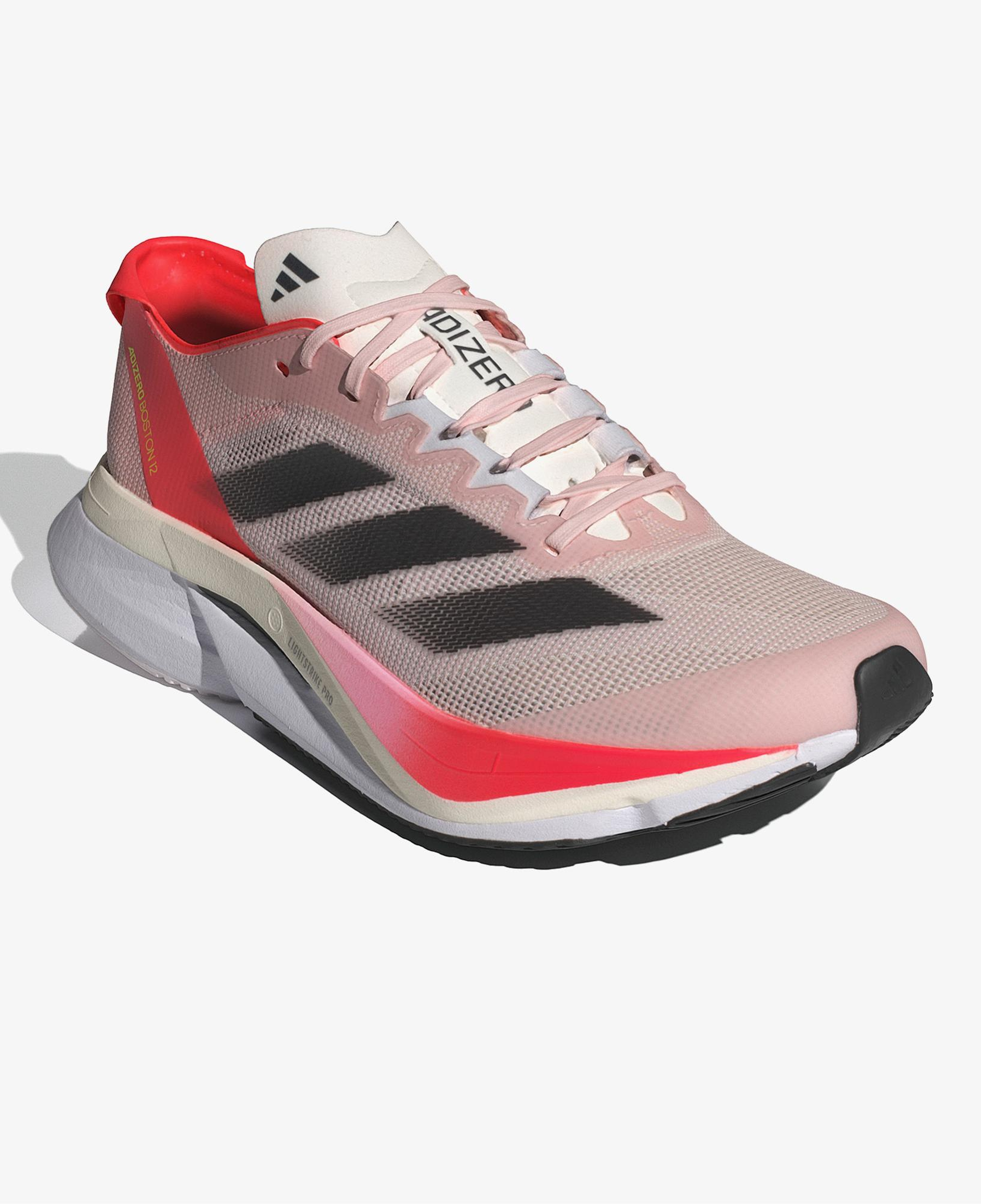 adidas Adizero Boston 12 Kadın Pembe Koşu Ayakkabısı