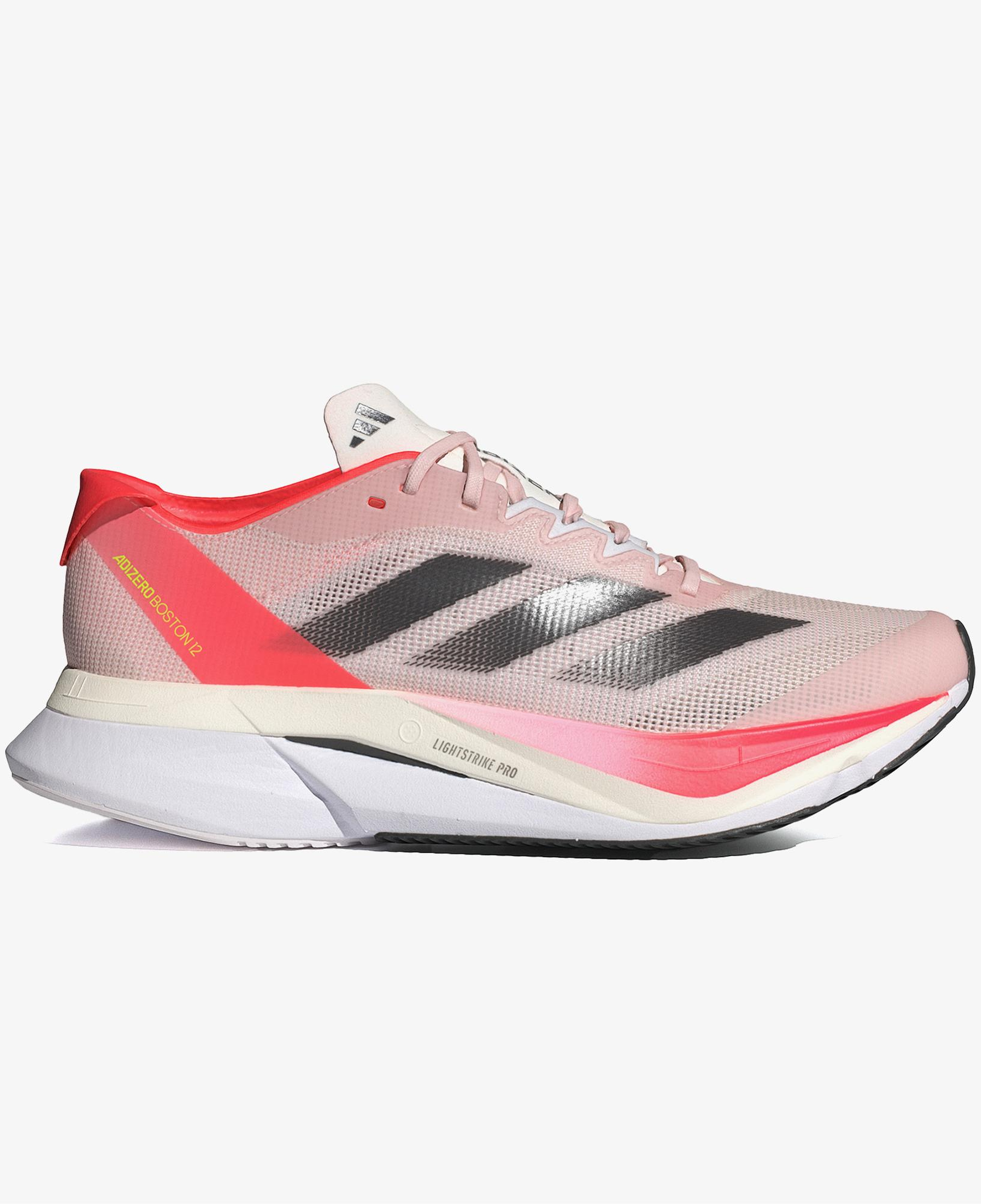 adidas Adizero Boston 12 Kadın Pembe Koşu Ayakkabısı
