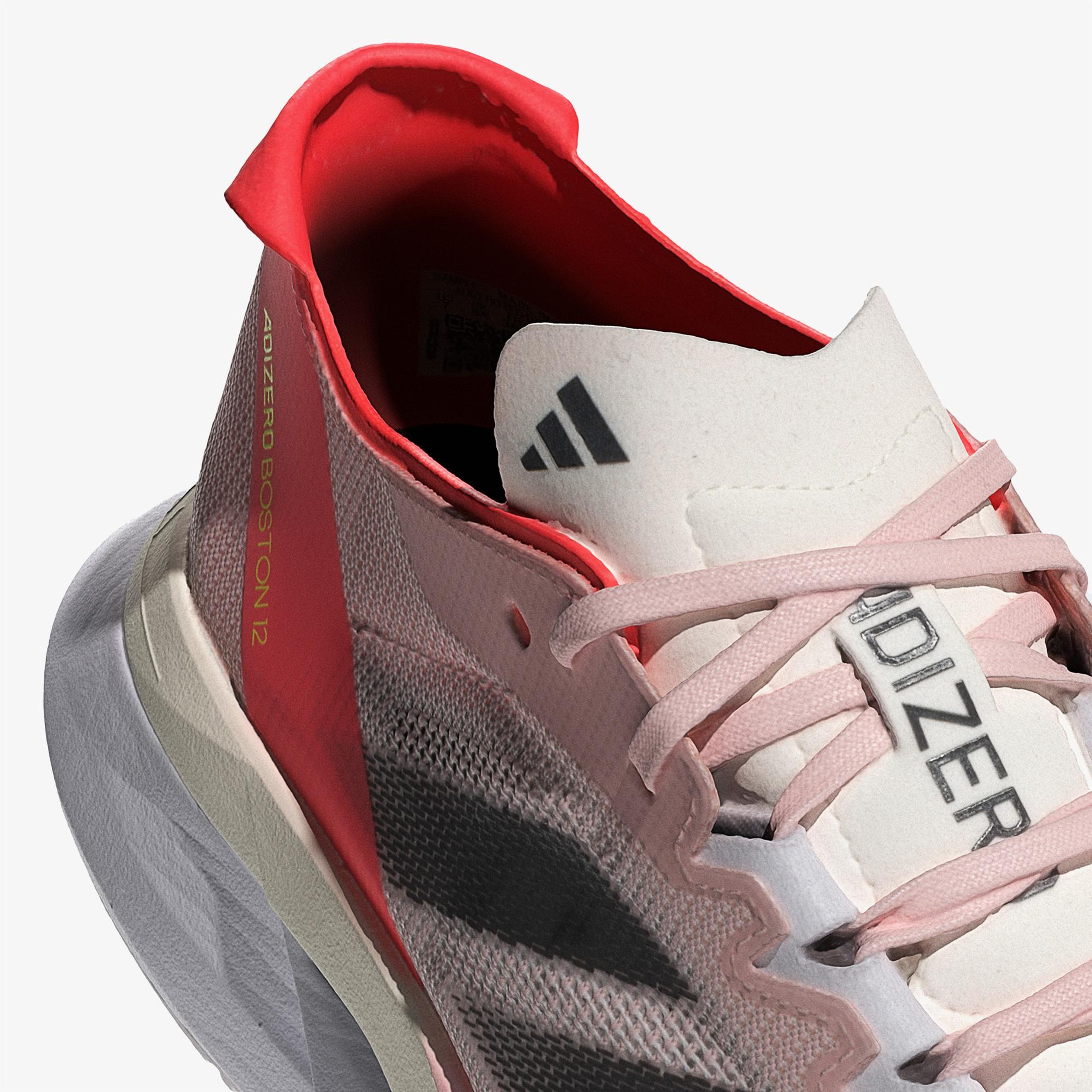 adidas Adizero Boston 12 Kadın Pembe Koşu Ayakkabısı