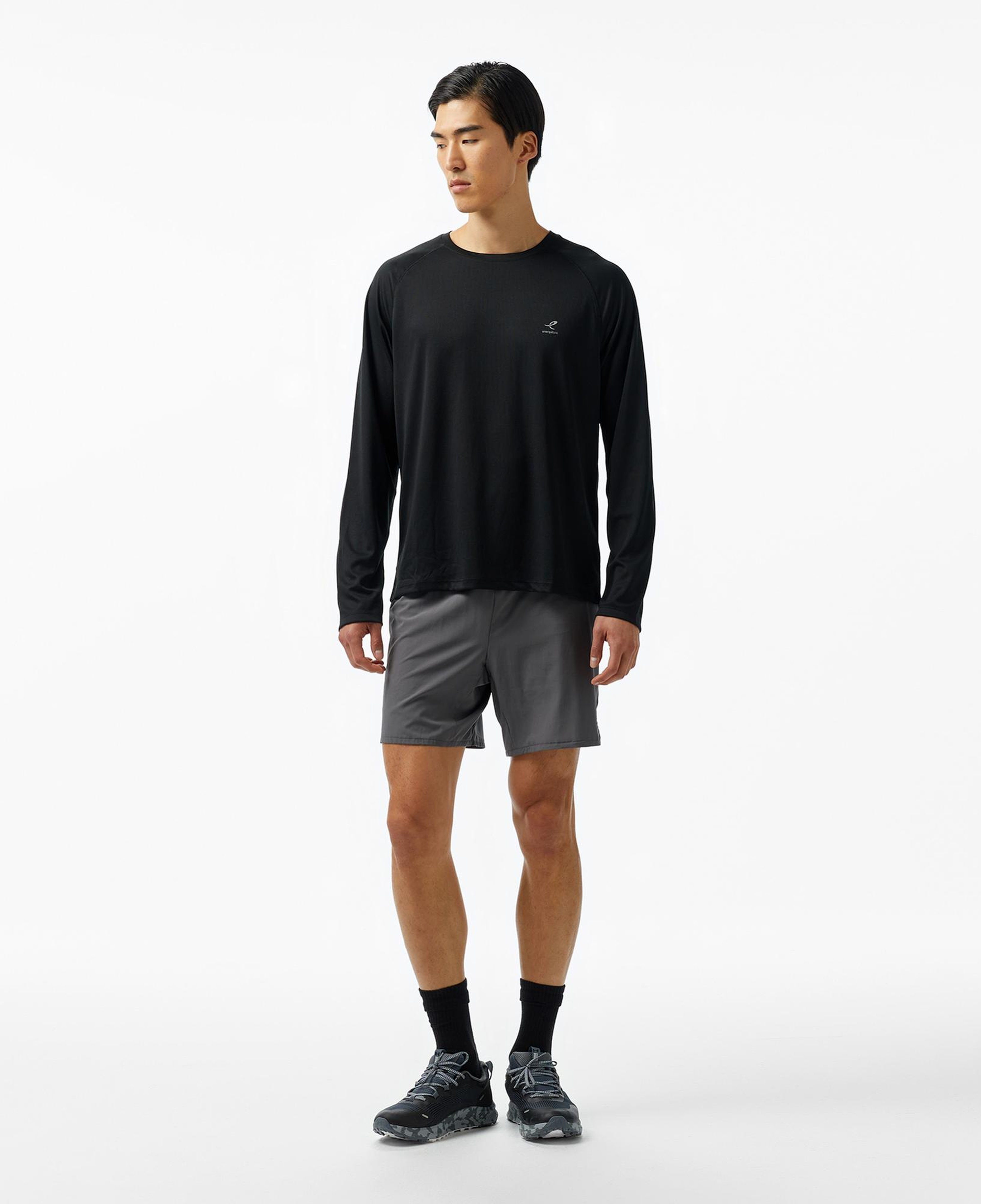 Energetics Casper V Erkek Gri Koşu Şortu