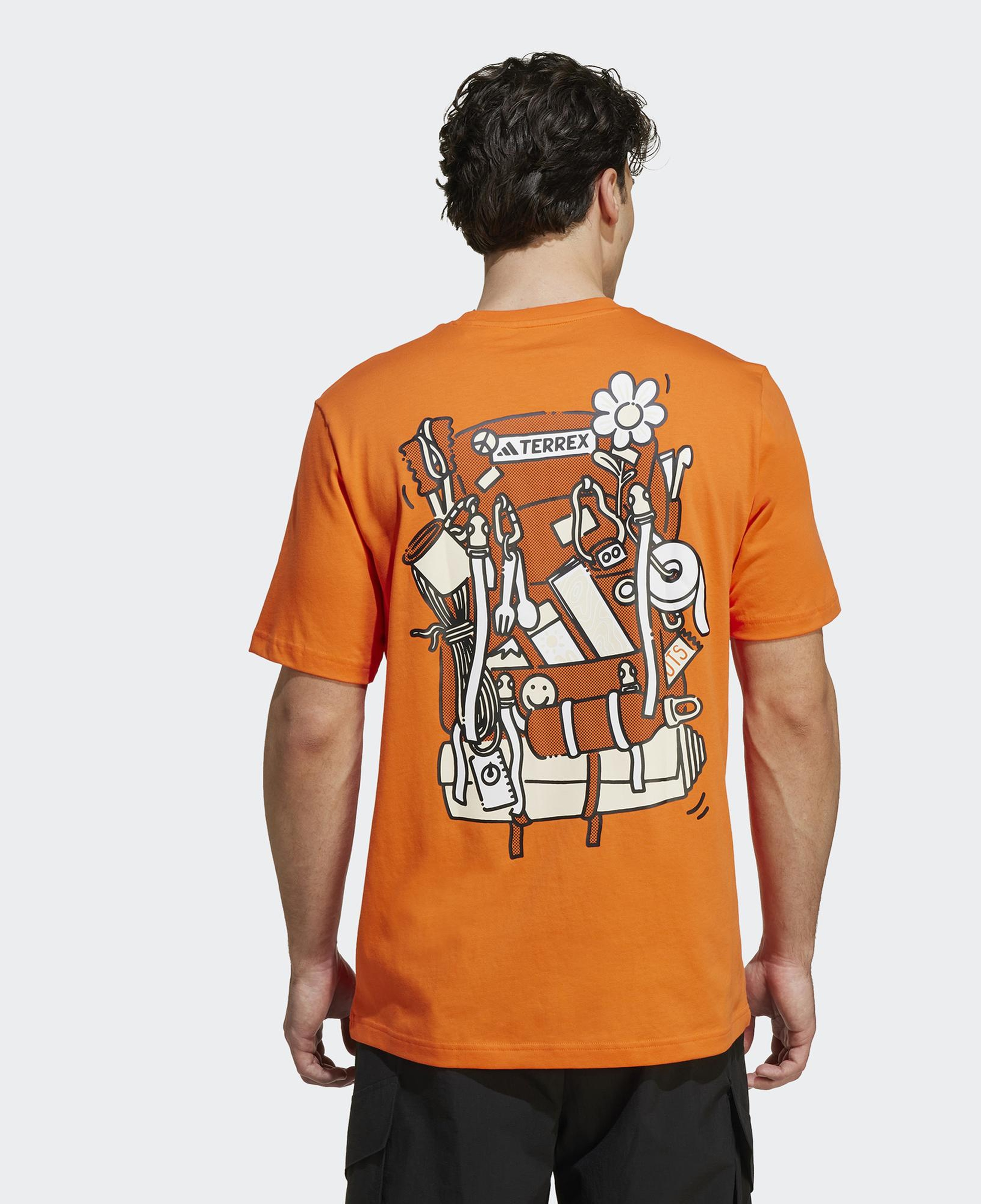 adidas Terrex Graphic Erkek Turuncu T-Shirt