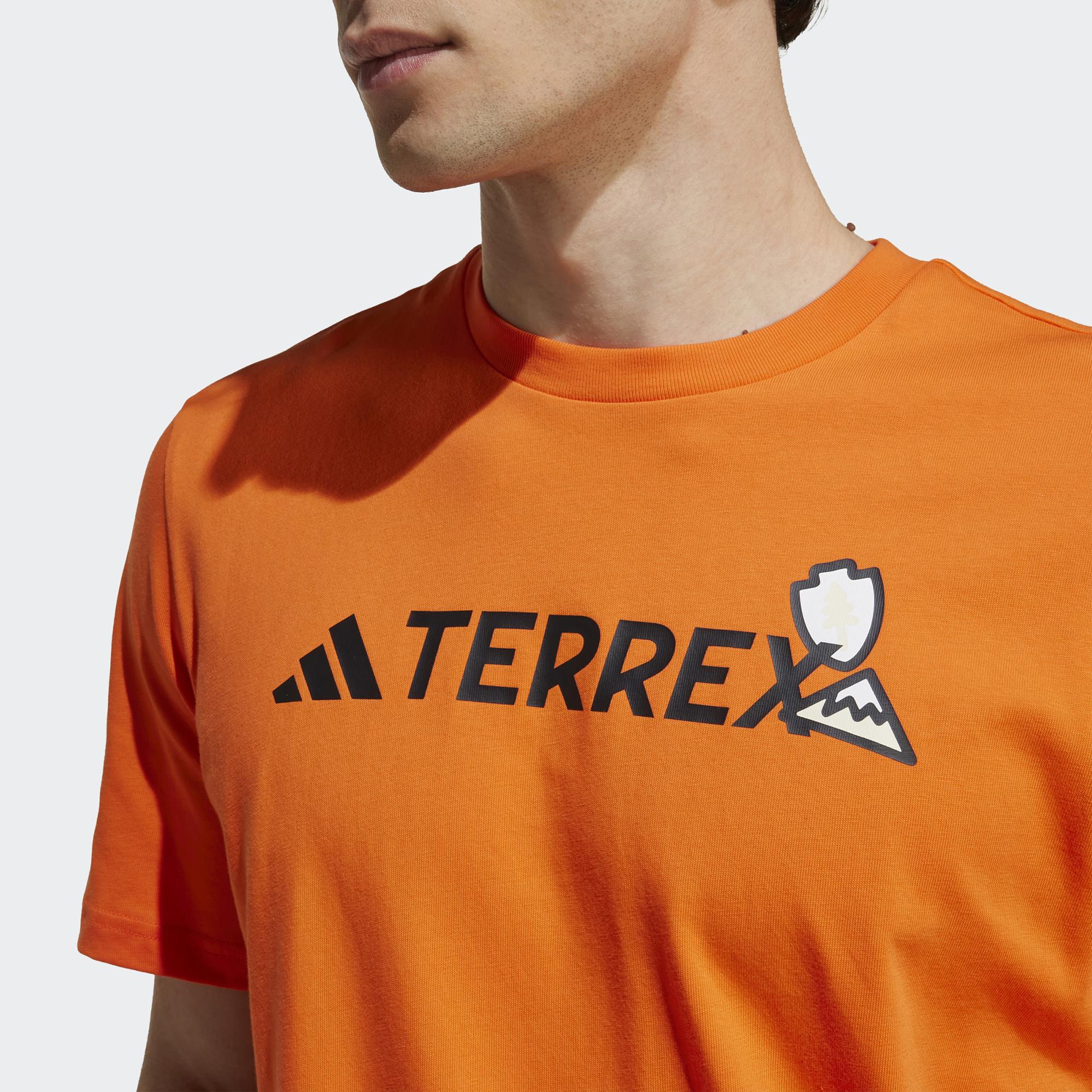 adidas Terrex Graphic Erkek Turuncu T-Shirt