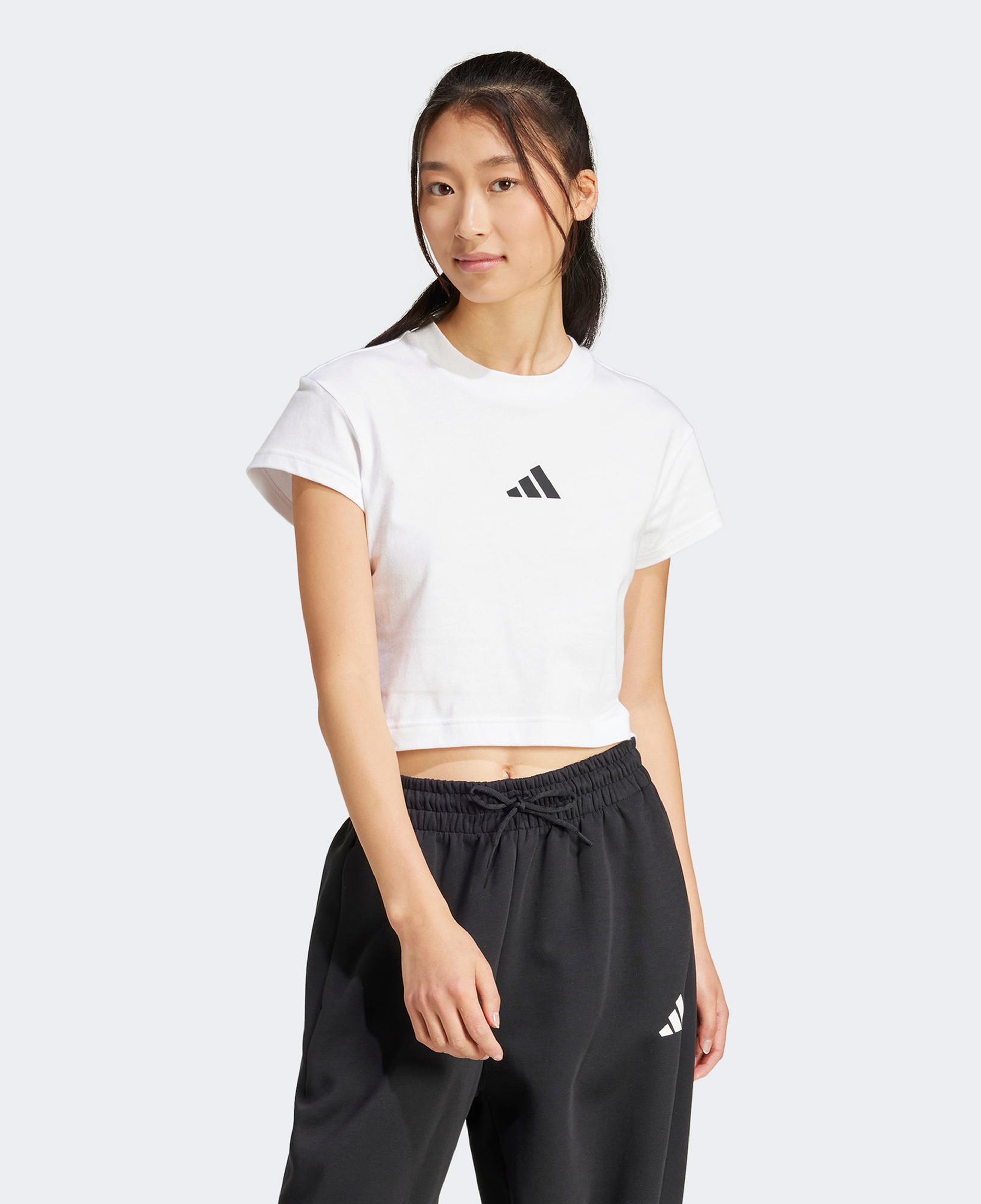 adidas Future Icons Small Logo Baby Kadın Beyaz T-Shirt