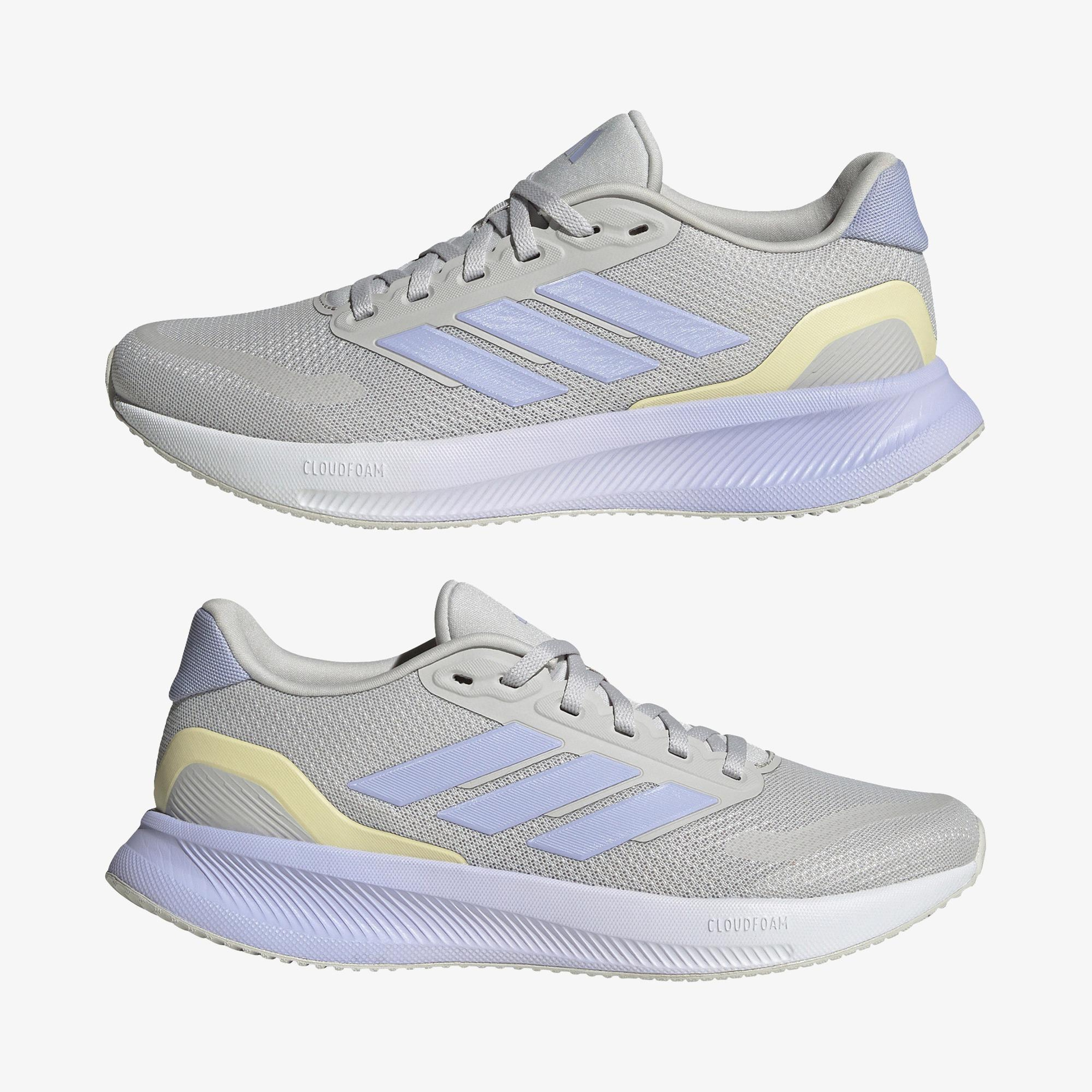 adidas Runfalcon 5 Kadın Gri Koşu Ayakkabısı