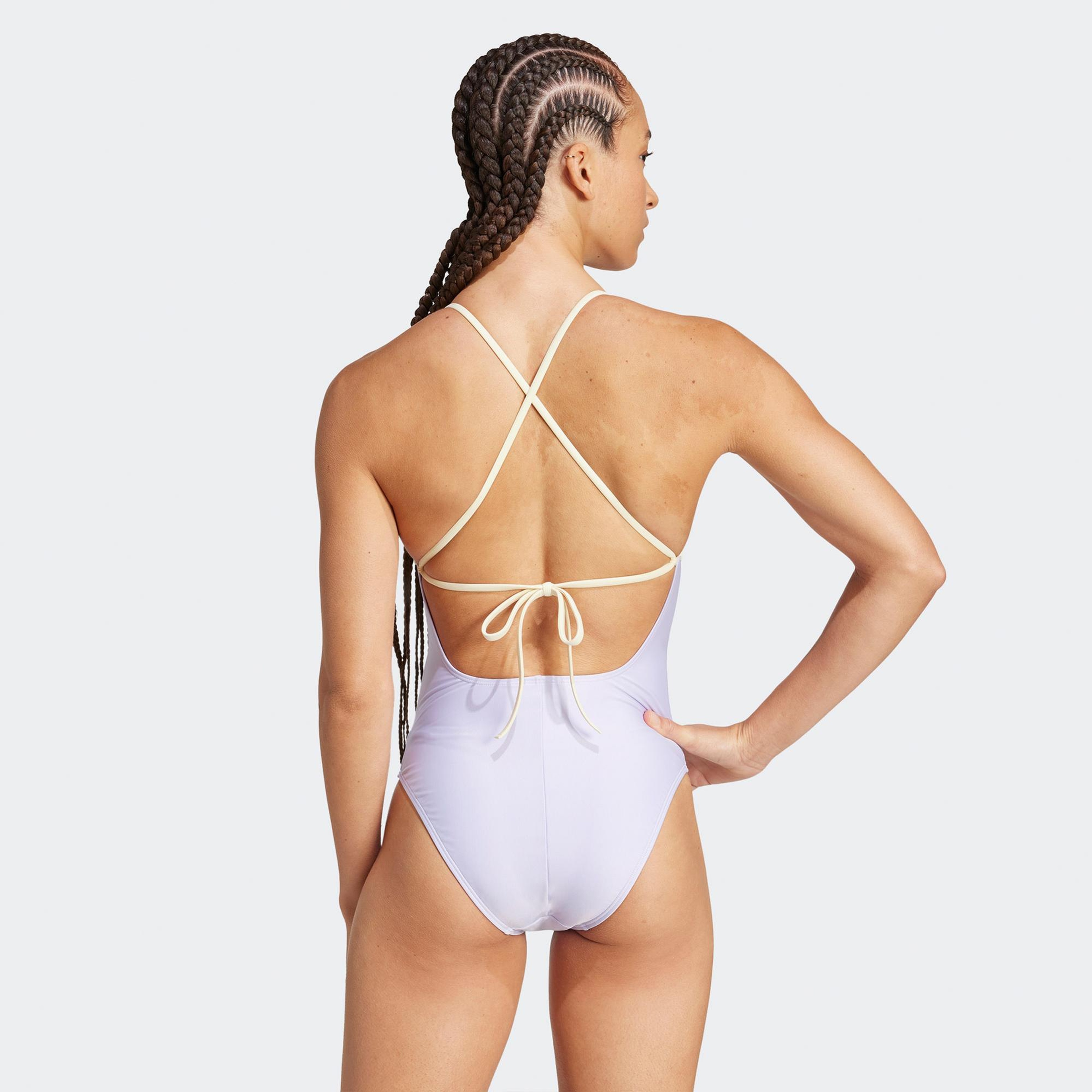 adidas X Back Cb Suit Kadın Mor Mayo