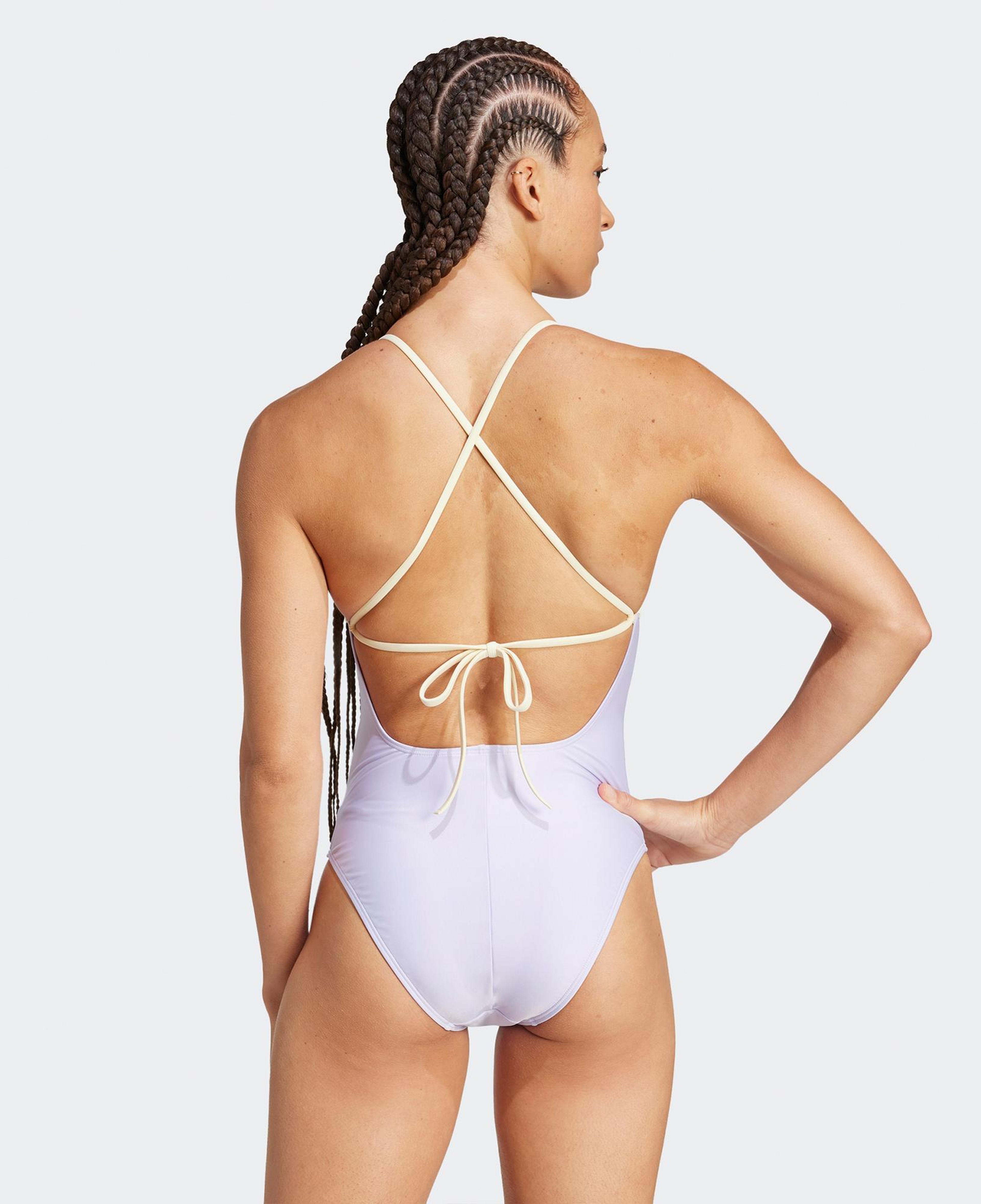 adidas X Back Cb Suit Kadın Mor Mayo