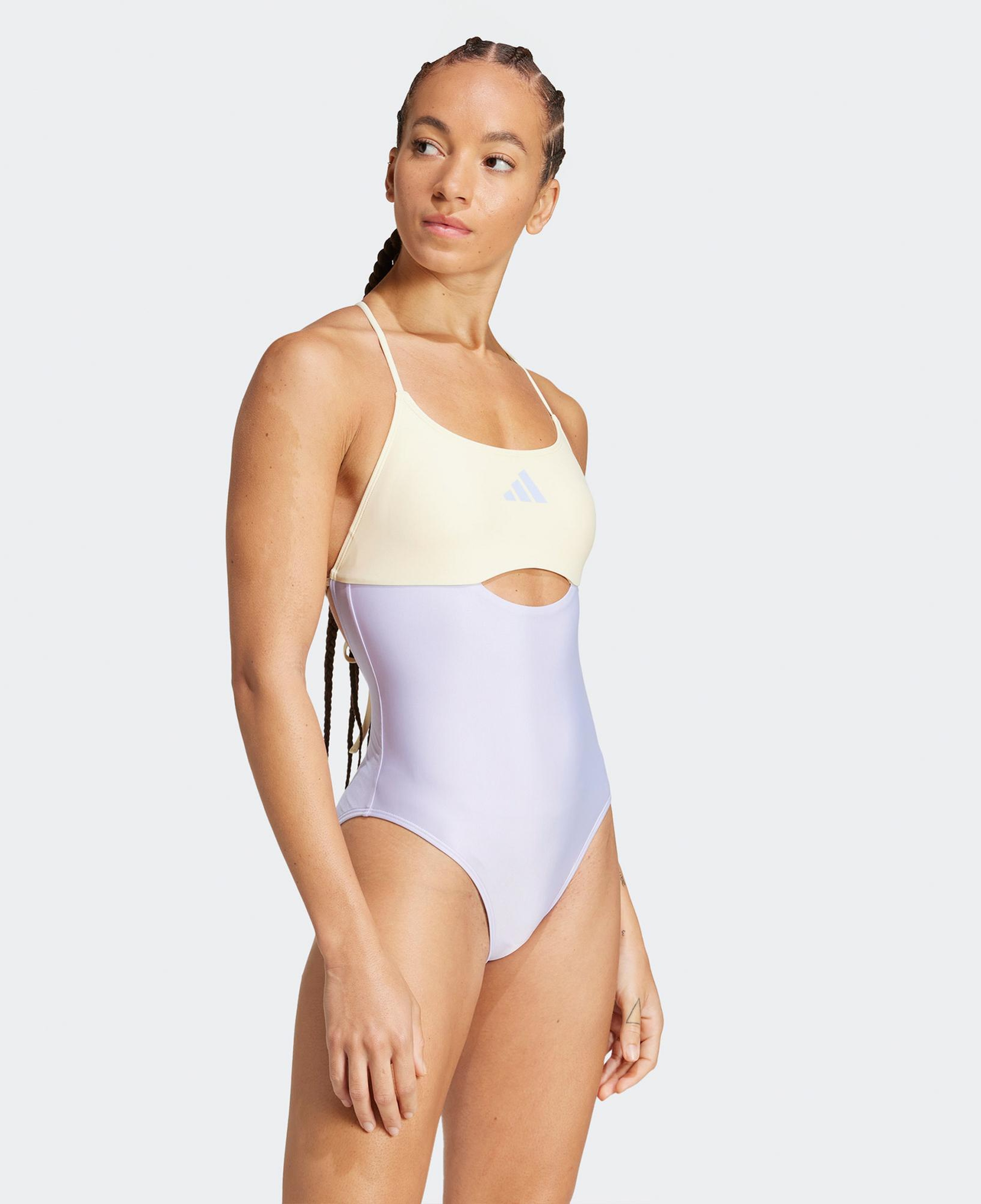 adidas X Back Cb Suit Kadın Mor Mayo