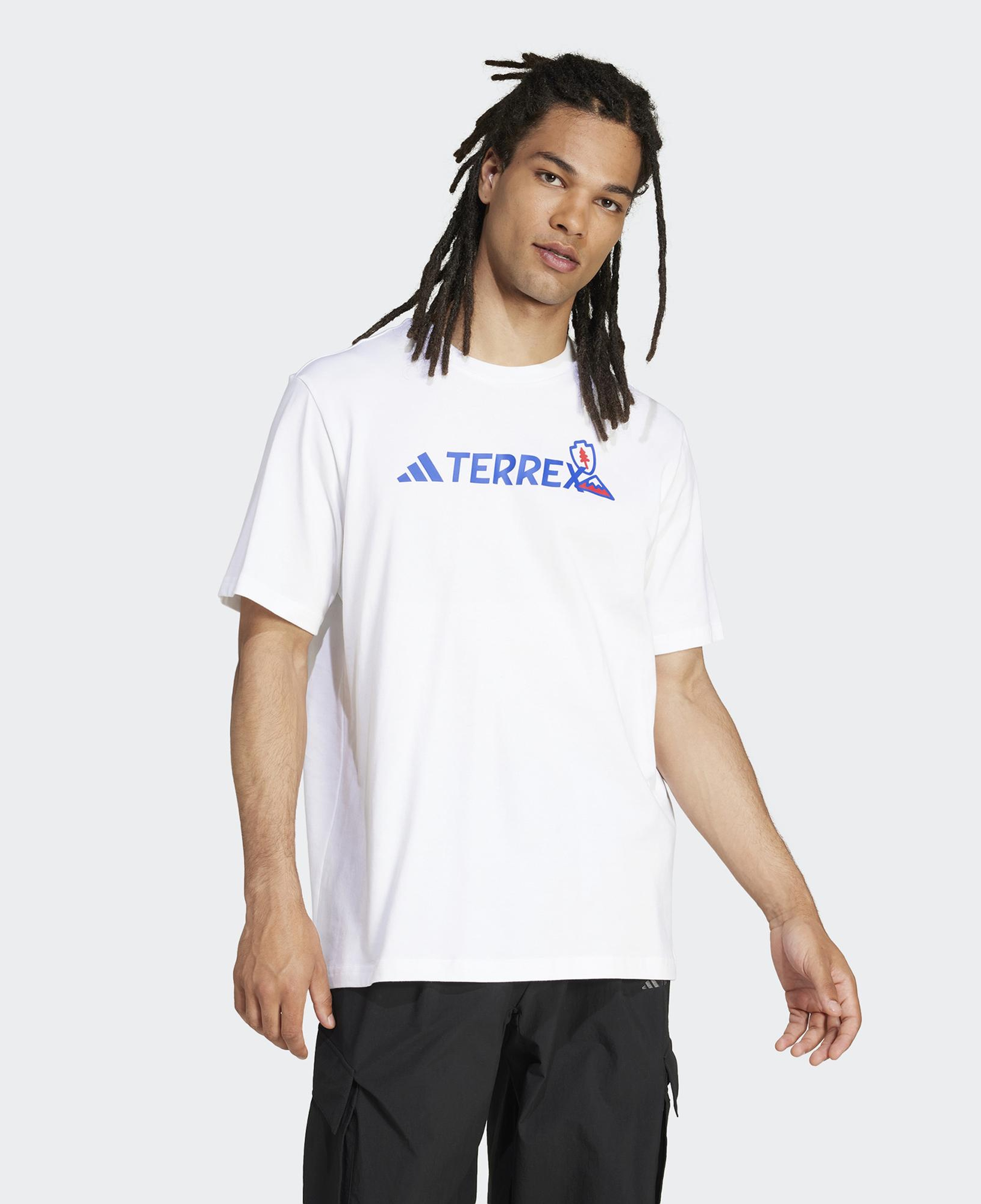 adidas Terrex Graphic Erkek Beyaz T-Shirt