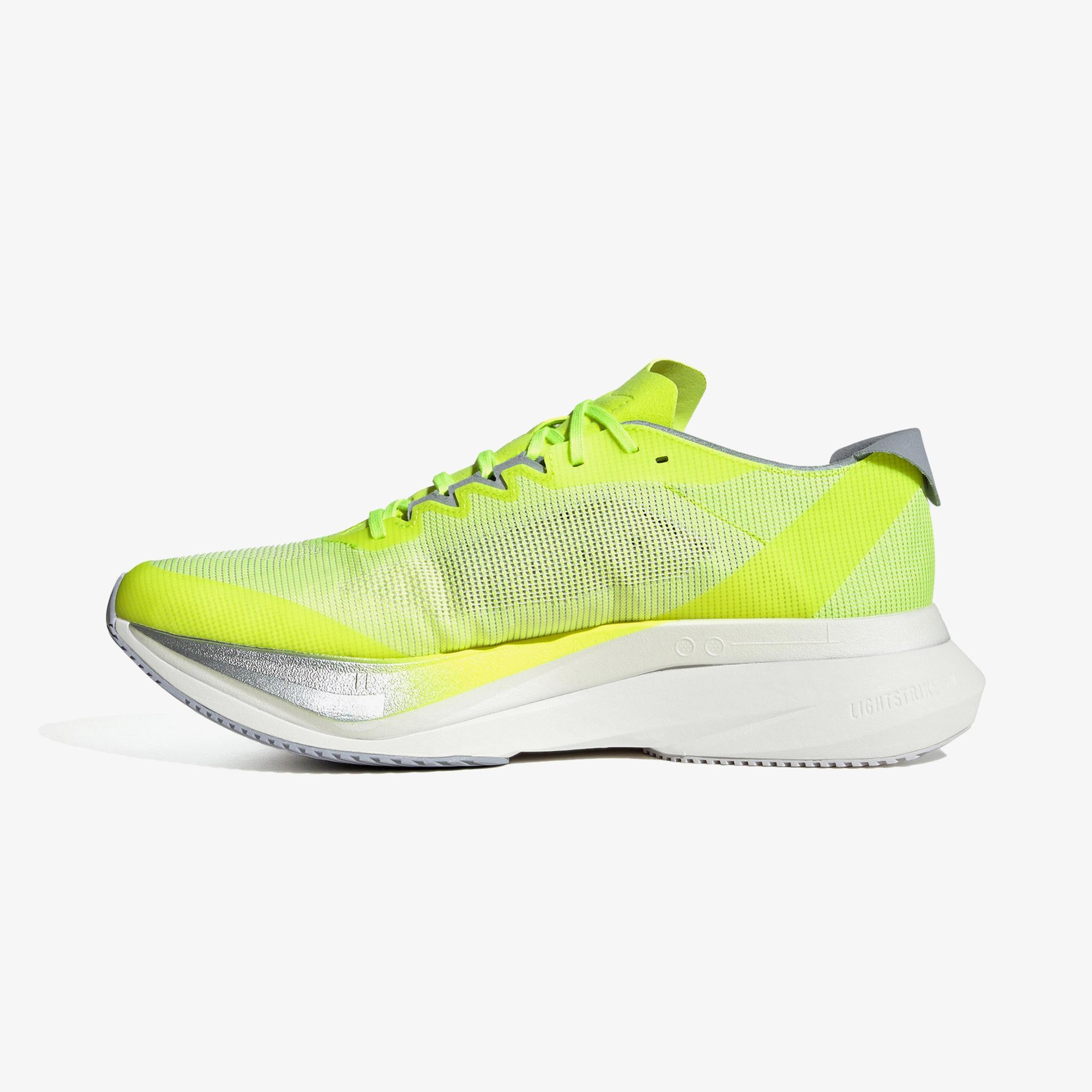 adidas Adizero Boston 12 Erkek Yeşil Koşu Ayakkabısı