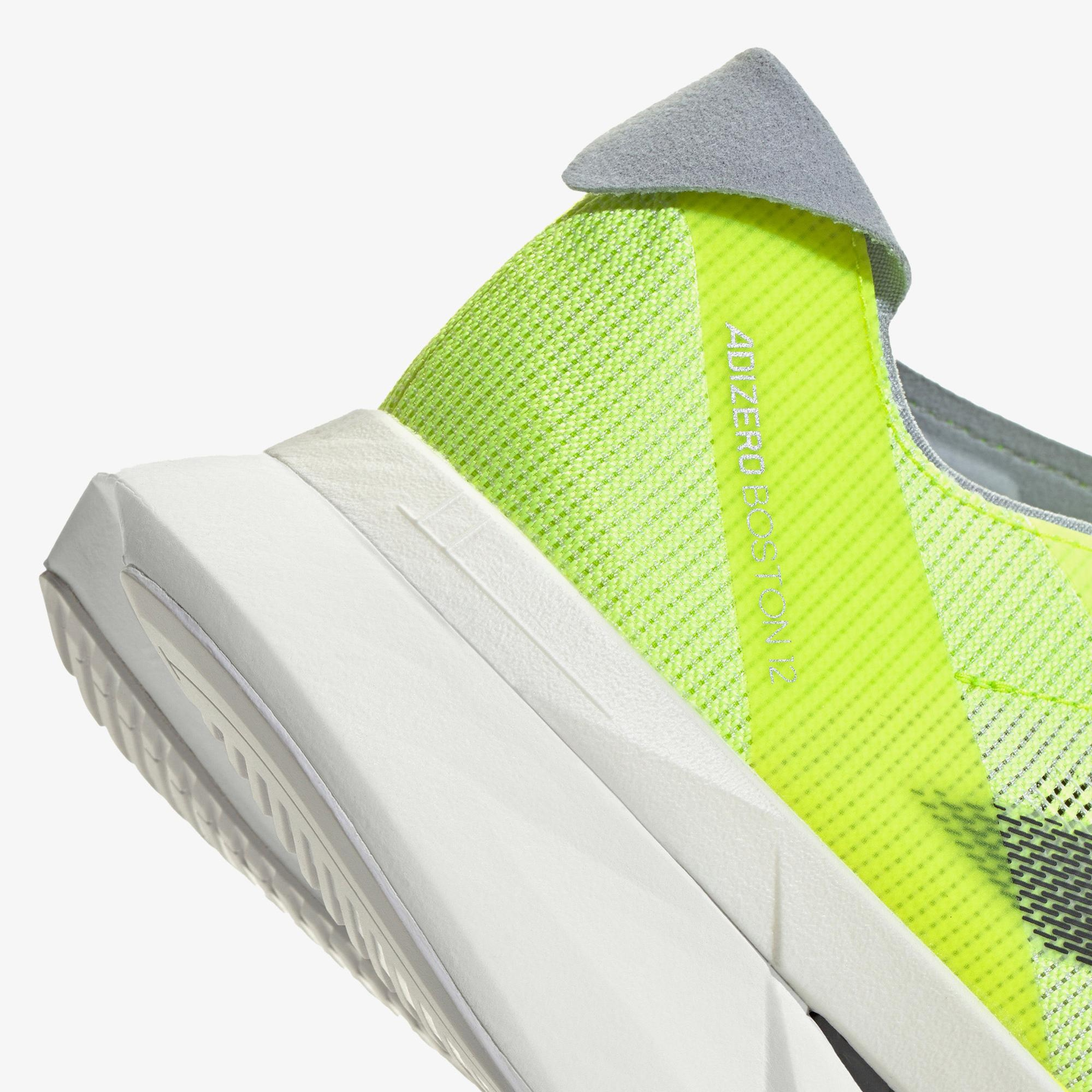 adidas Adizero Boston 12 Erkek Yeşil Koşu Ayakkabısı