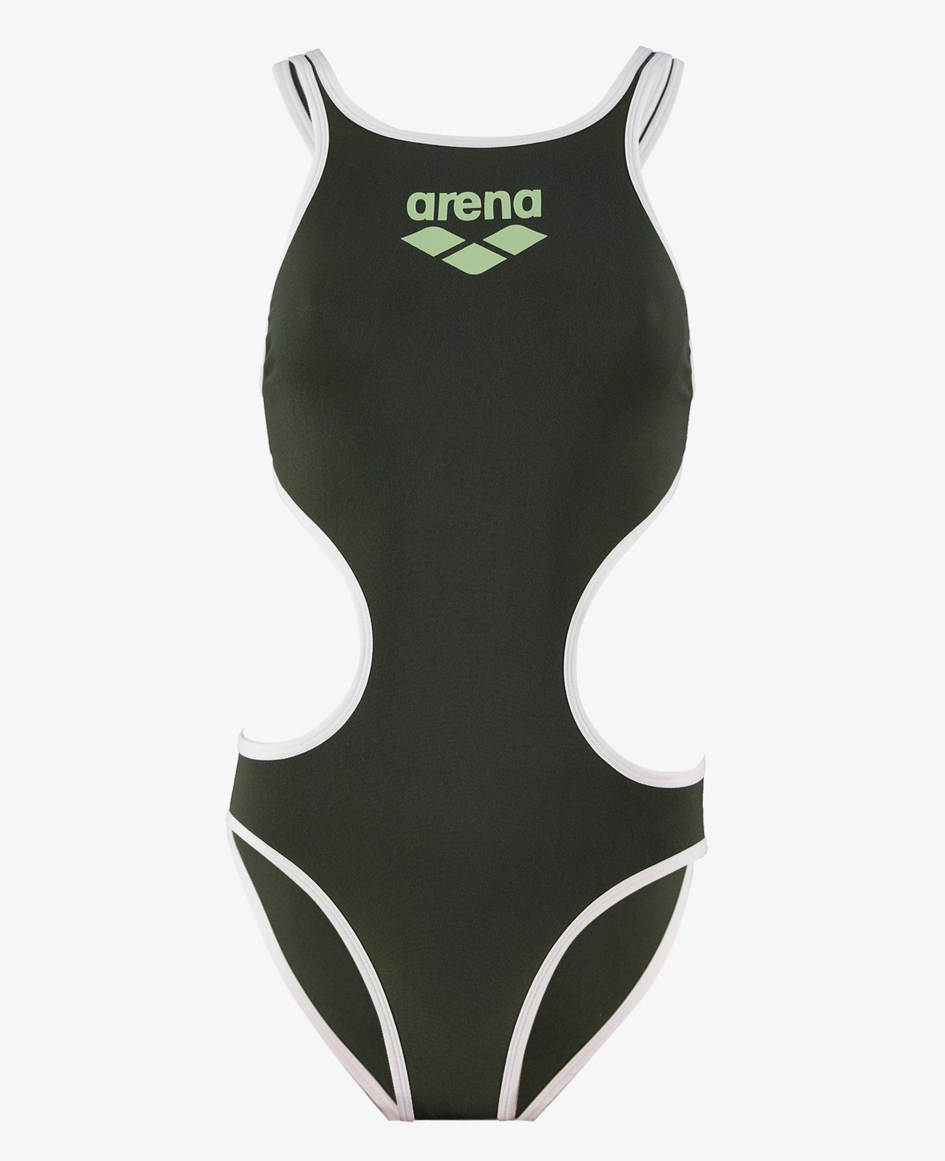 Arena One Biglogo One Piece Kadın Krem Mayo