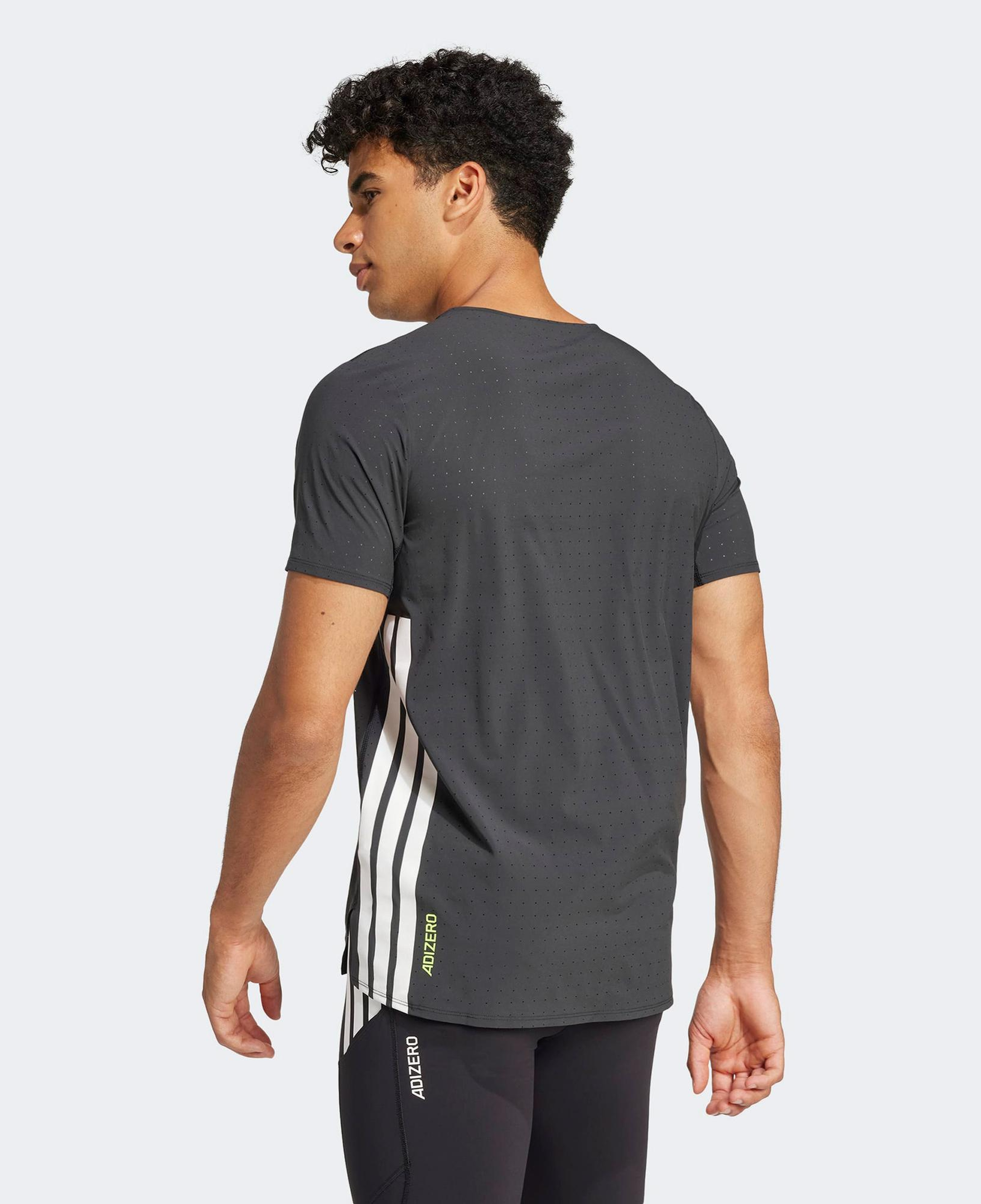 adidas Adizero Running Erkek Siyah Koşu T-Shirt