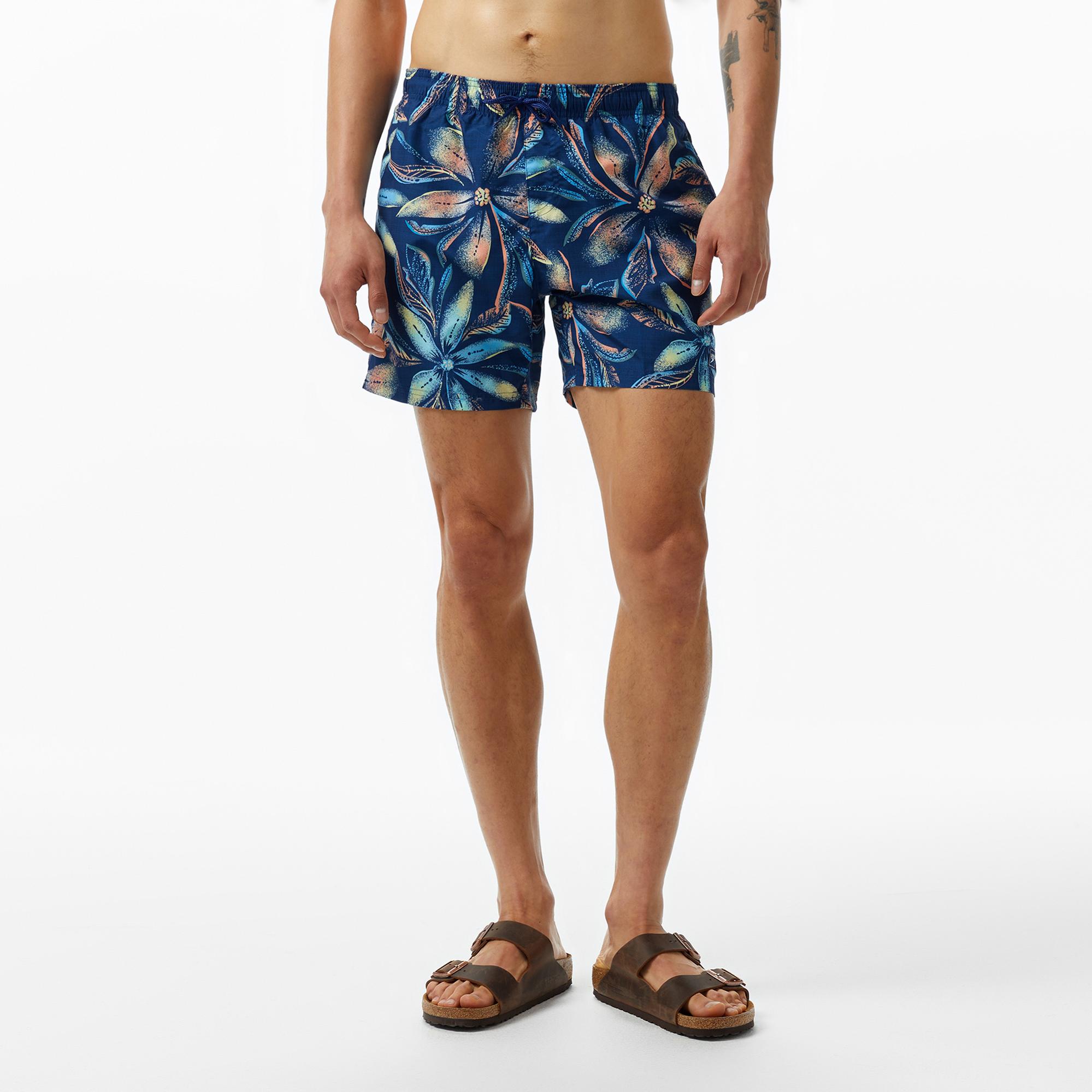 Speedo Digi Print Leisure 16 Wsht Am Erkek Lacivert Deniz Şortu