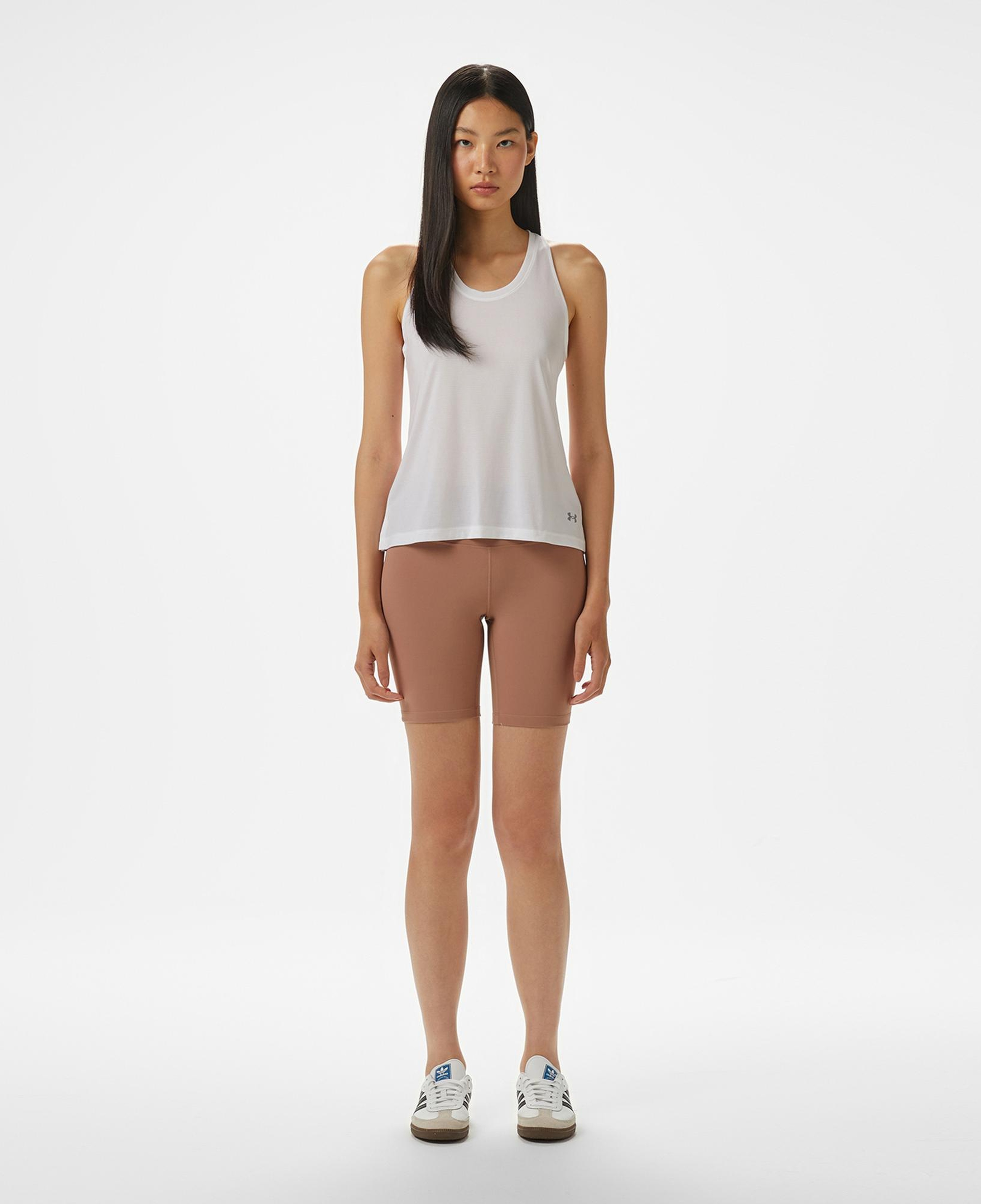 Under Armour Launch Singlet Kadın Beyaz Koşu Atlet