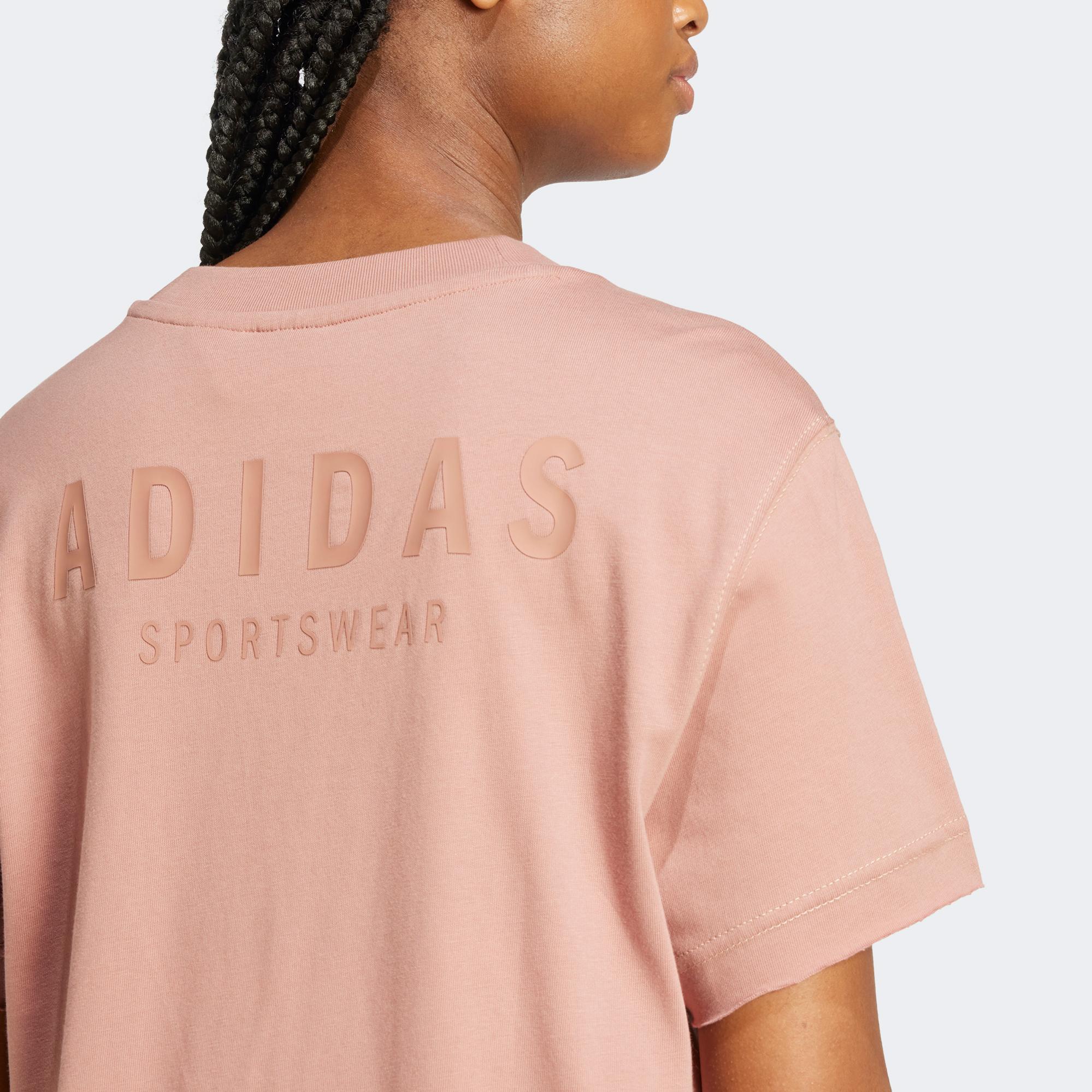 adidas All Szn Loose Graphic Kadın Pembe T-Shirt