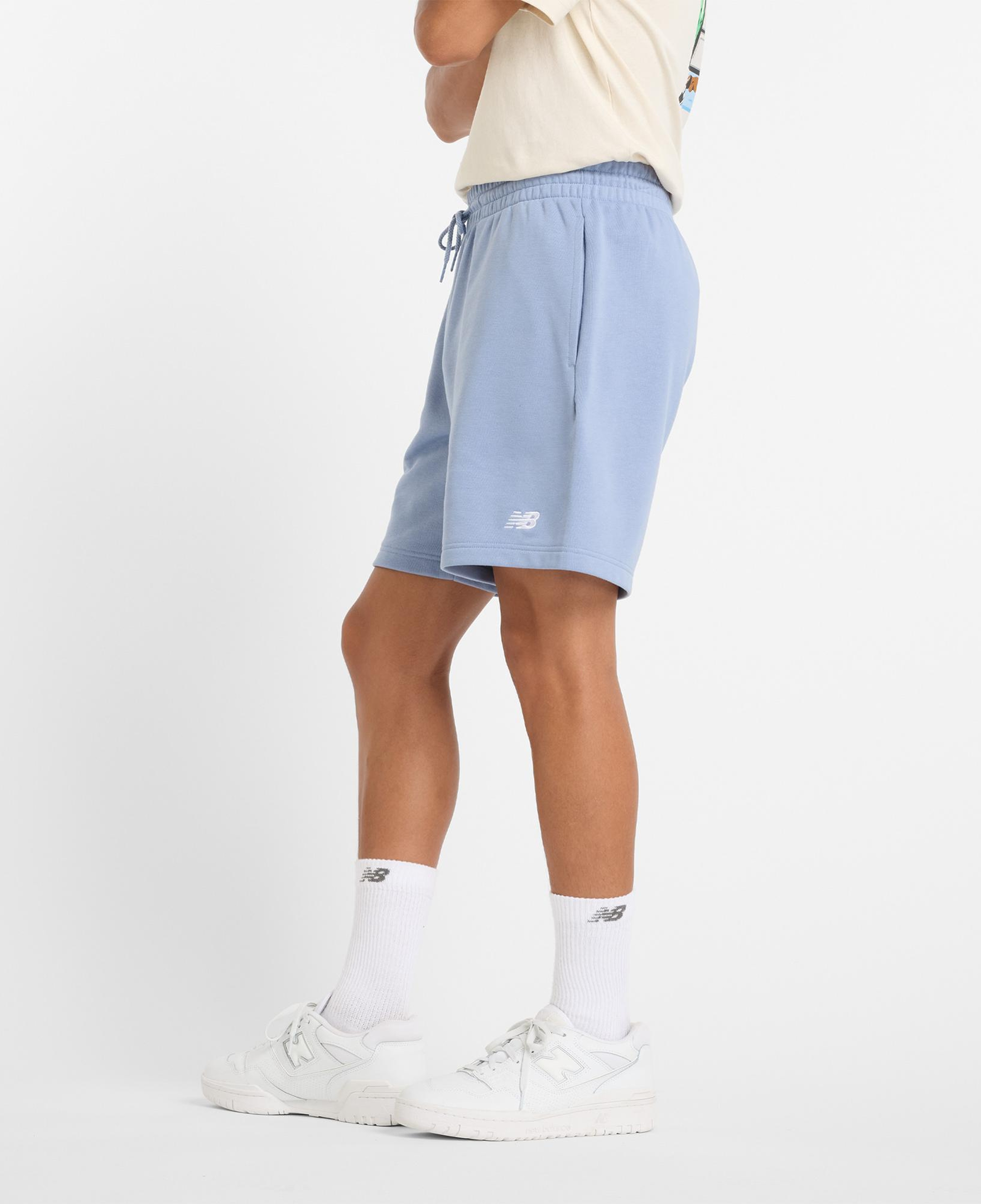 New Balance Sport Essentials French Terry 7" Erkek Mavi Şort