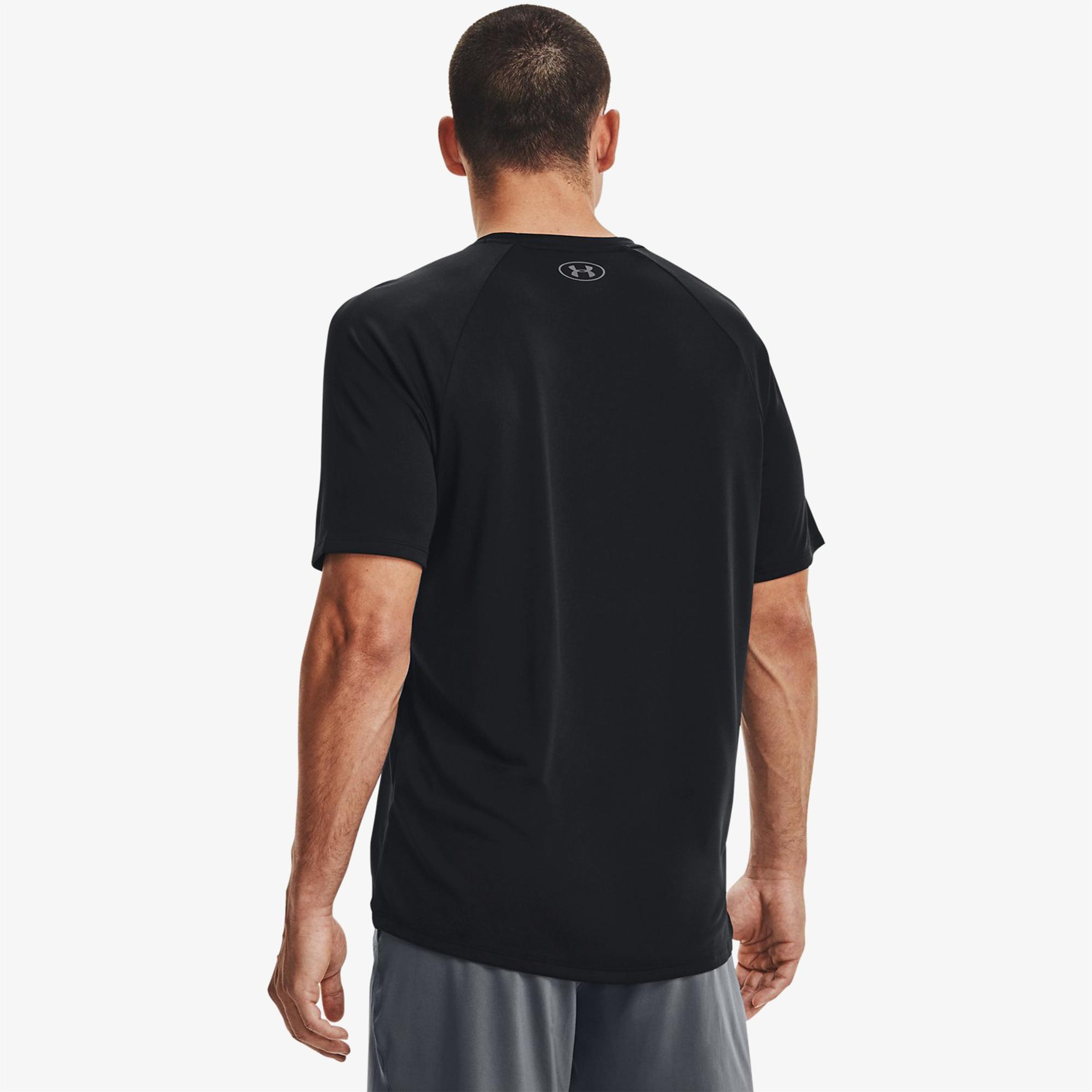 Under Armour Tech 2.0 Ss Tee Erkek Siyah Antrenman T-Shirt