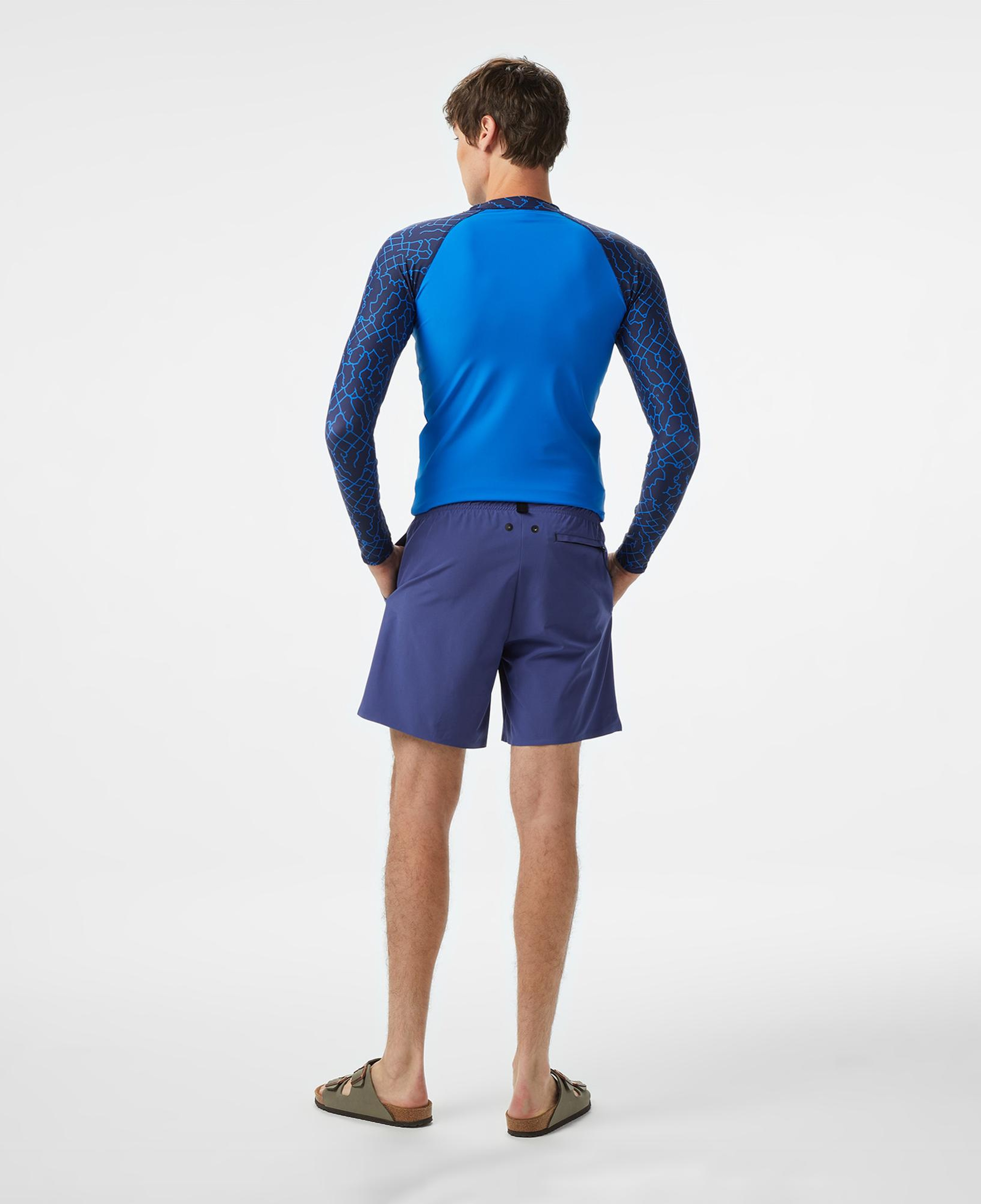 Arena Evo Beach Boxer Solid Erkek Mor Deniz Şortu