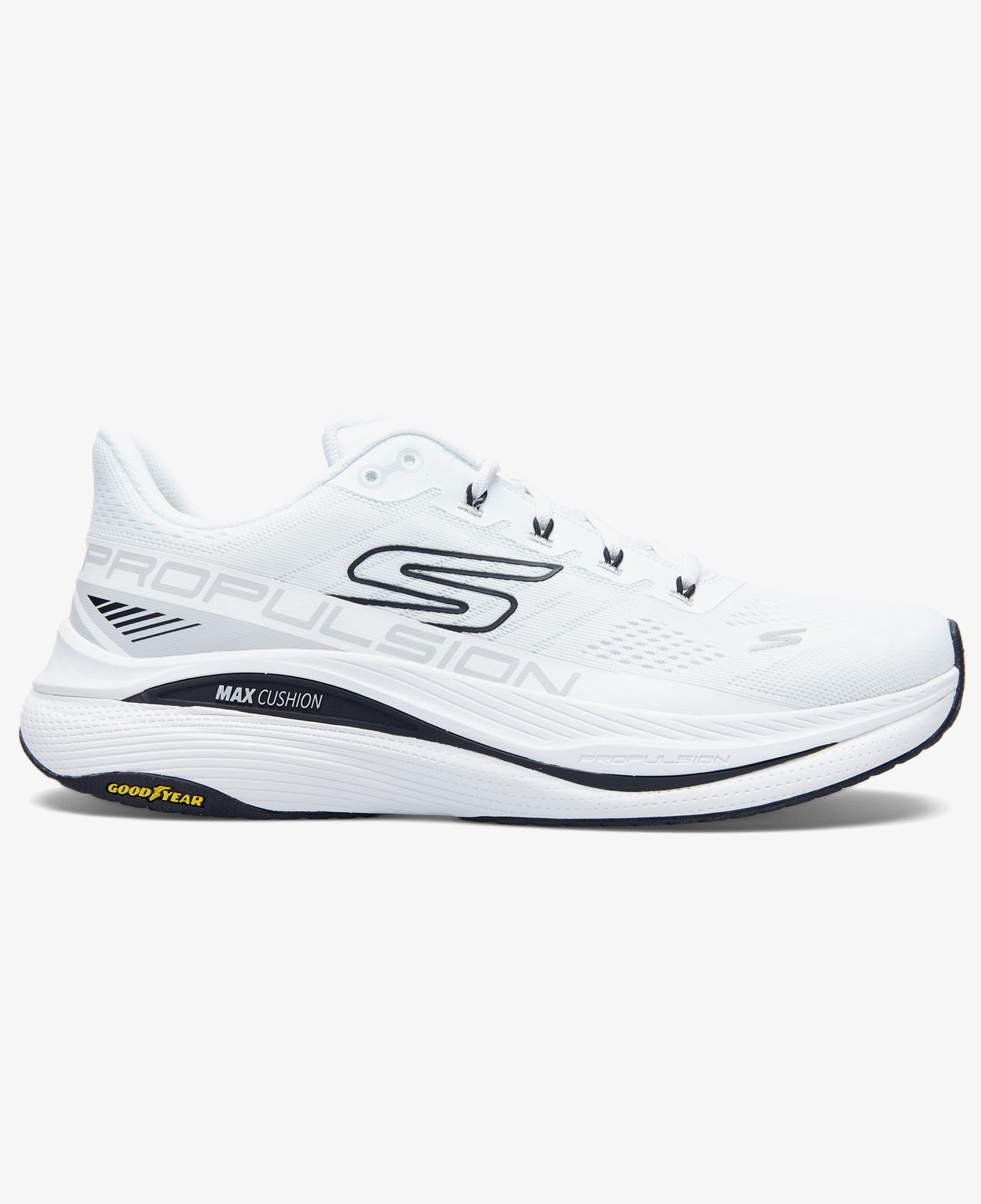 Skechers Max Cushioning Propulsion Erkek Beyaz Koşu Ayakkabısı