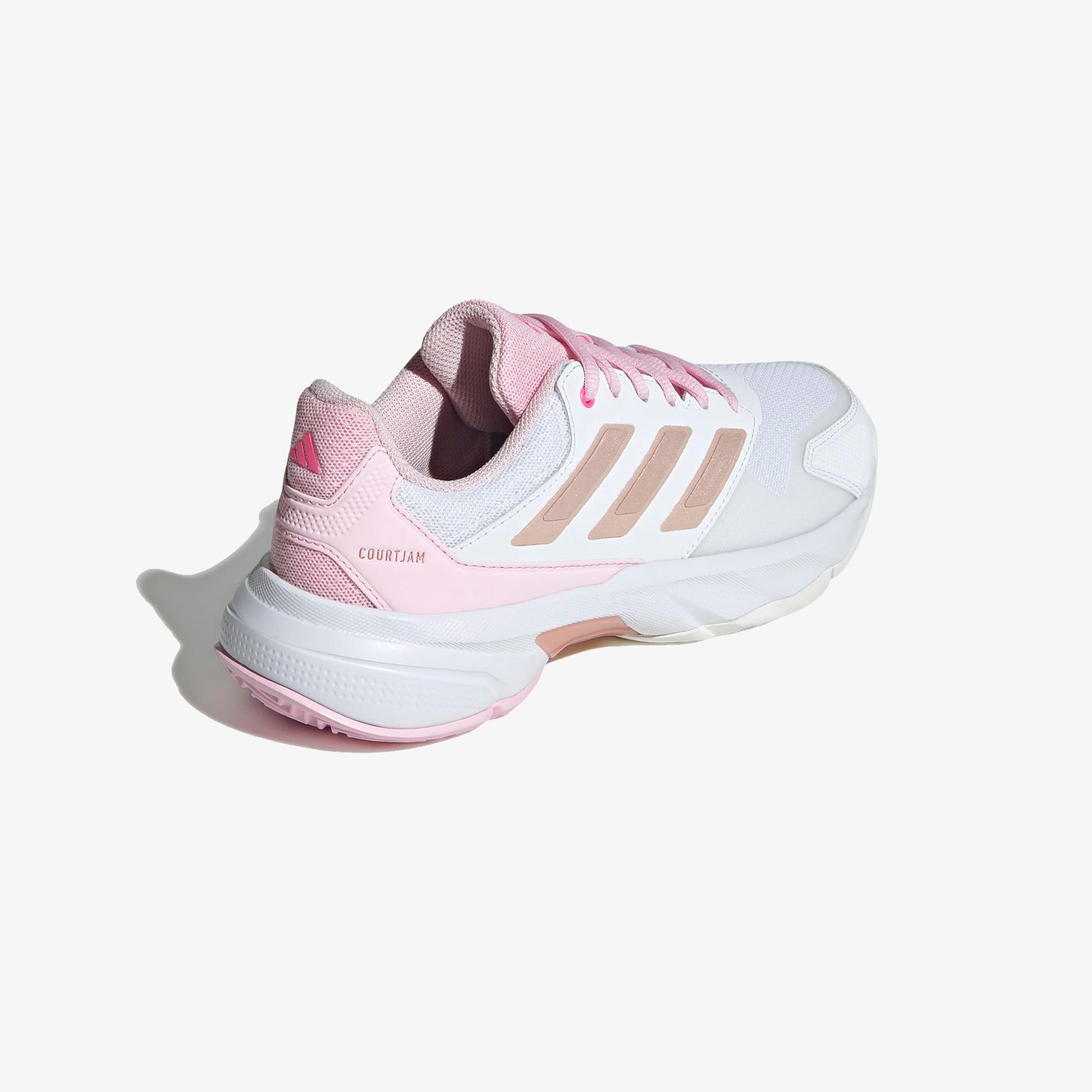 adidas Courtjam Control 3 Kadın Beyaz Tenis Ayakkabısı