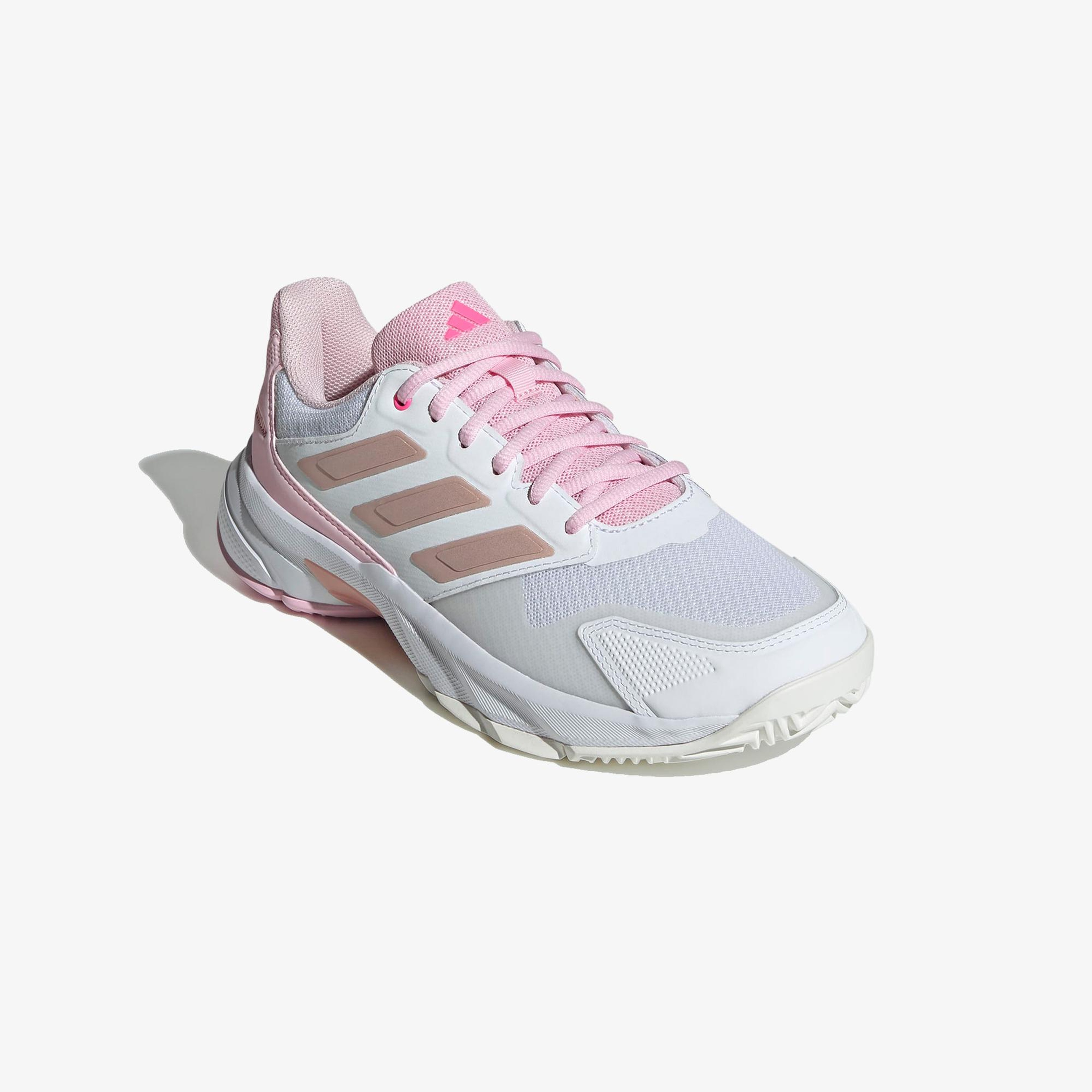 adidas Courtjam Control 3 Kadın Beyaz Tenis Ayakkabısı