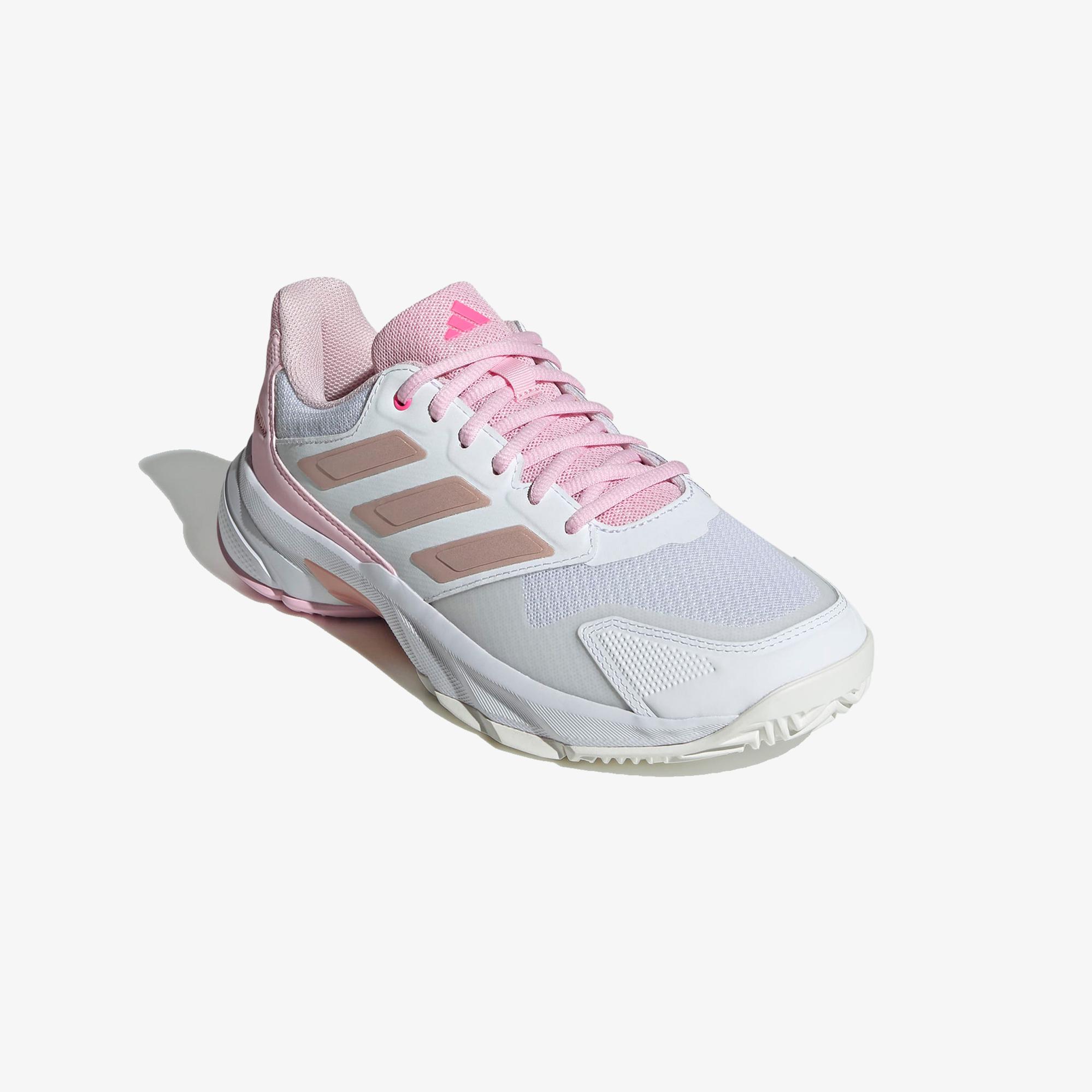 adidas Courtjam Control 3 Kadın Beyaz Tenis Ayakkabısı