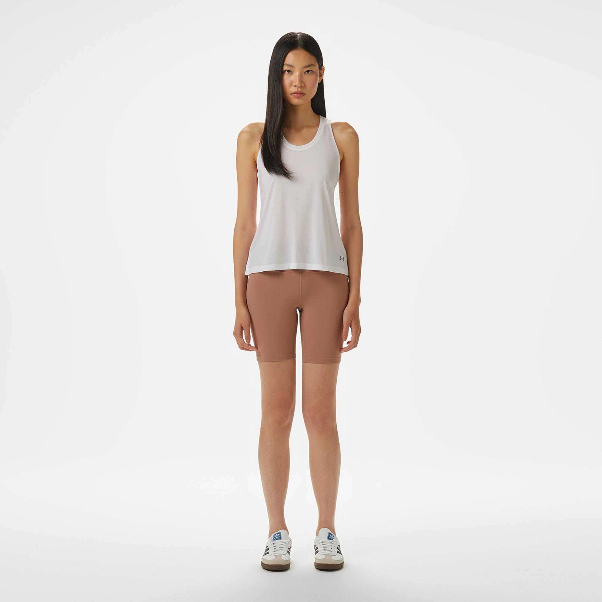 Under Armour Launch Singlet Kadın Beyaz Koşu Atlet