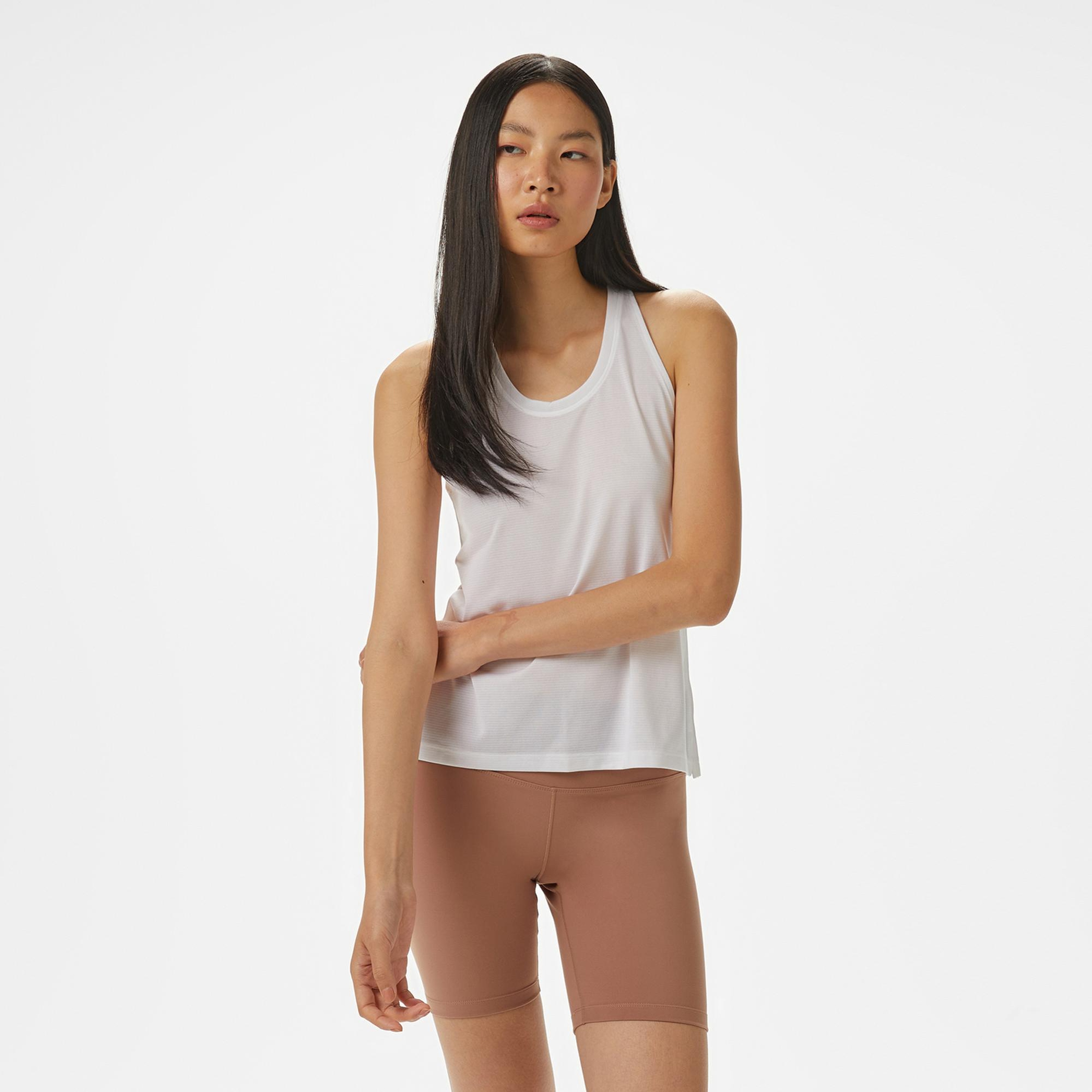 Under Armour Launch Singlet Kadın Beyaz Koşu Atlet