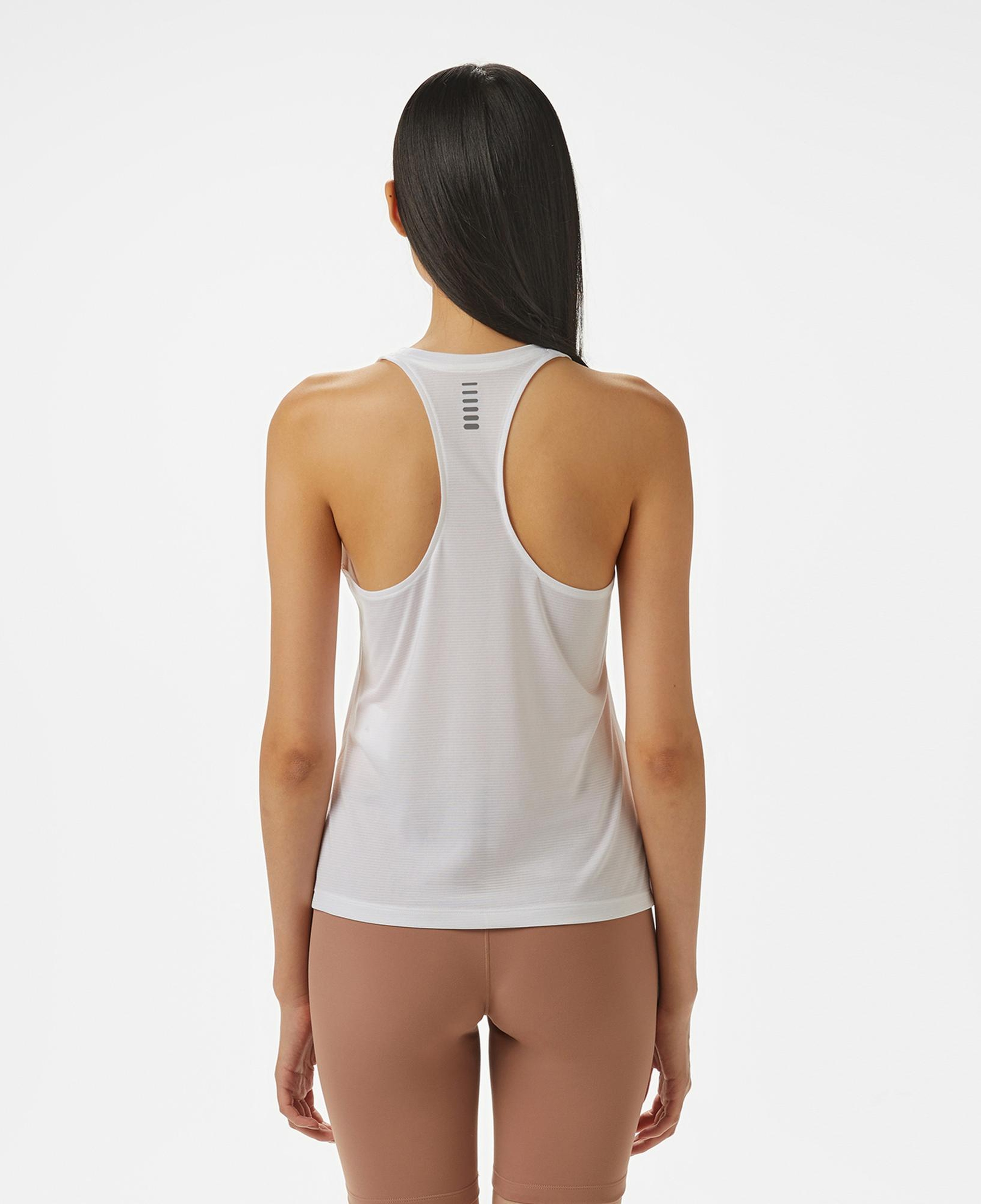 Under Armour Launch Singlet Kadın Beyaz Koşu Atlet