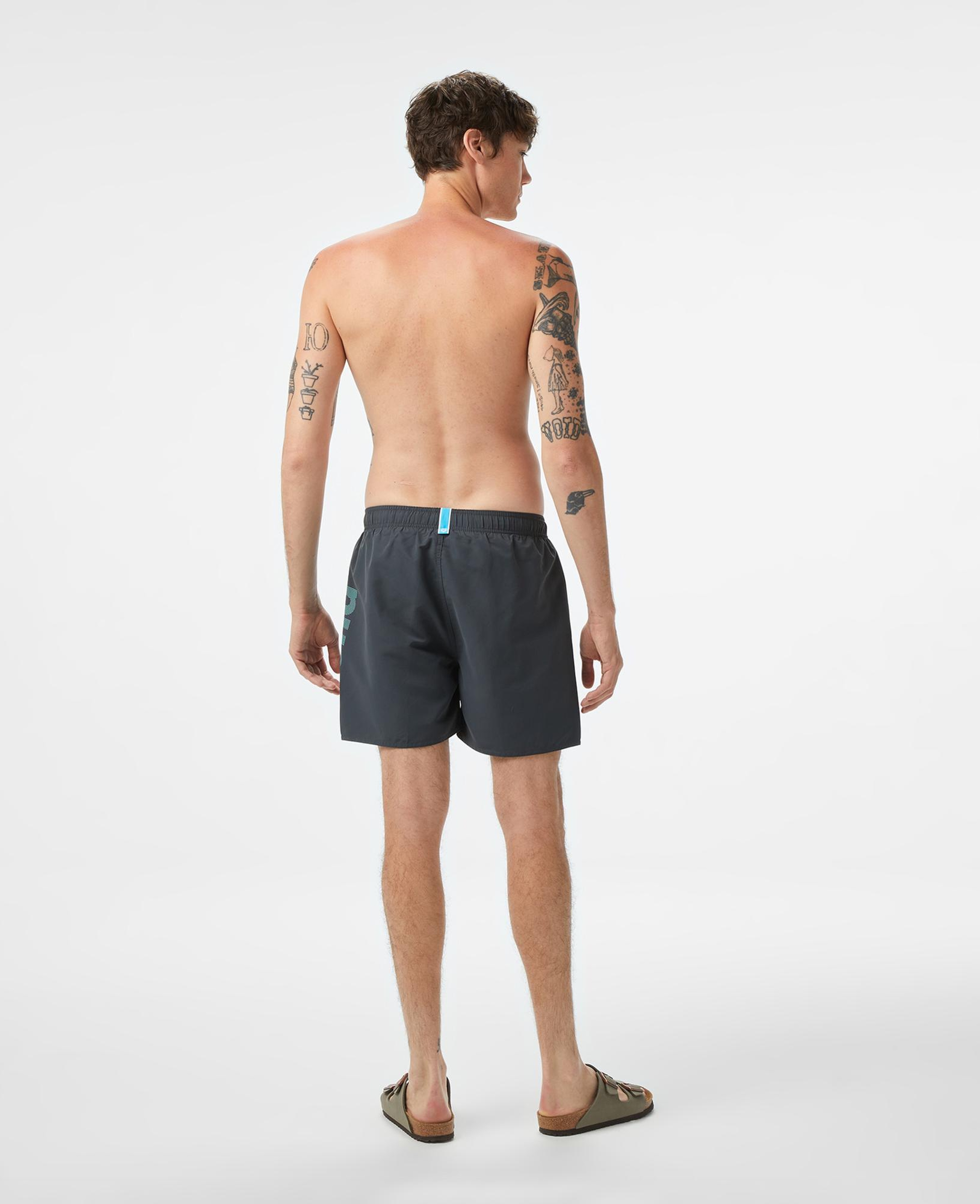 Arena Fundamentals Logo Erkek Gri Deniz Şortu